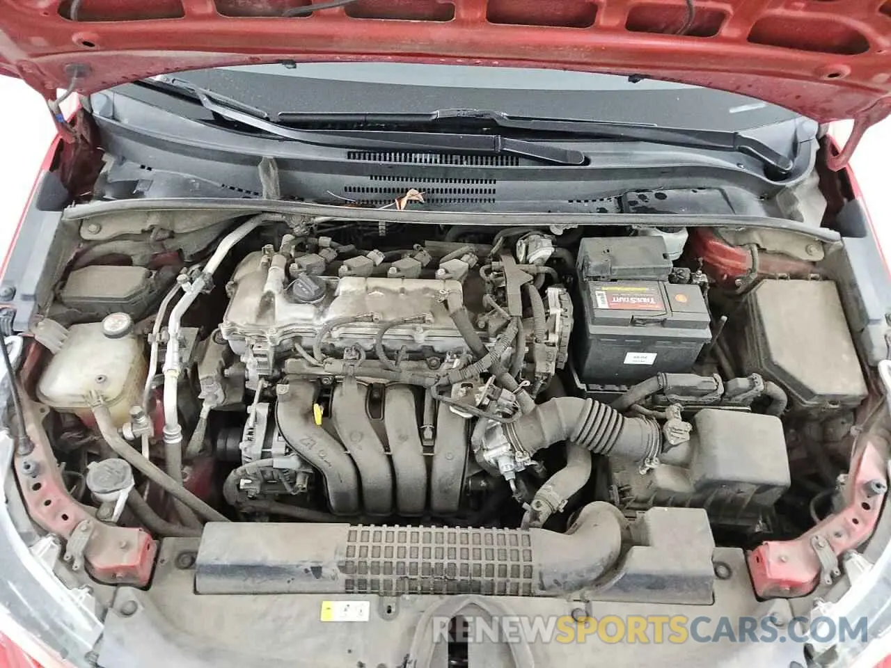 11 fotografías del automóvil dañado 5YFHPRAEXLP020747 TOYOTA COROLLA 2020