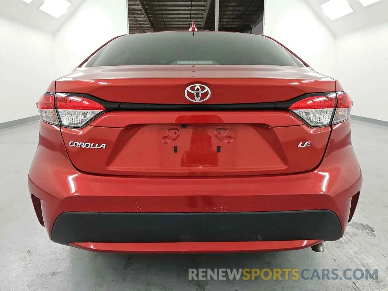 6 fotografías del automóvil dañado 5YFHPRAEXLP020747 TOYOTA COROLLA 2020