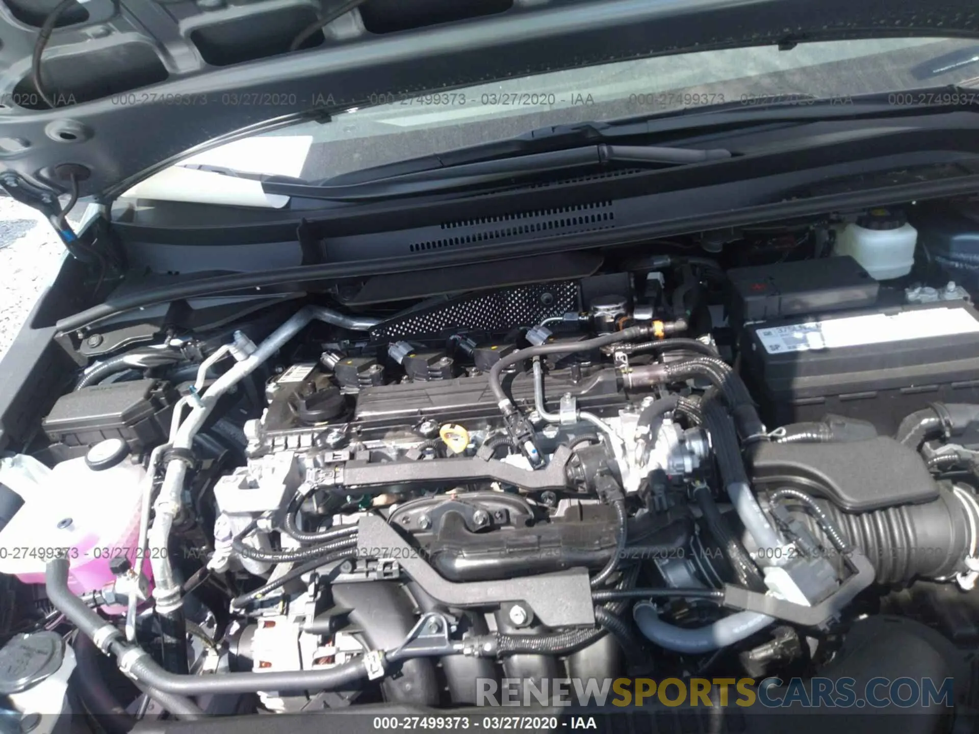 10 fotografías del automóvil dañado 5YFM4RCE5LP039498 TOYOTA COROLLA 2020