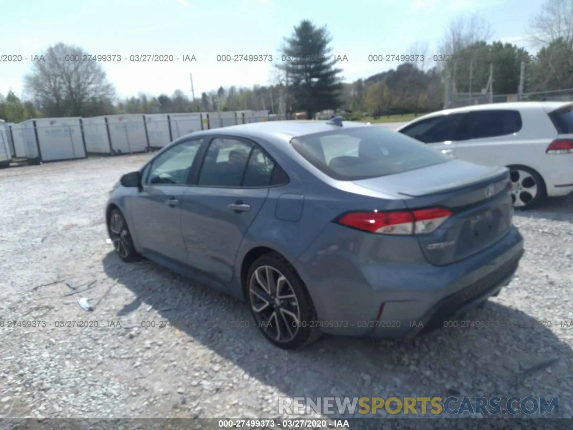3 fotografías del automóvil dañado 5YFM4RCE5LP039498 TOYOTA COROLLA 2020