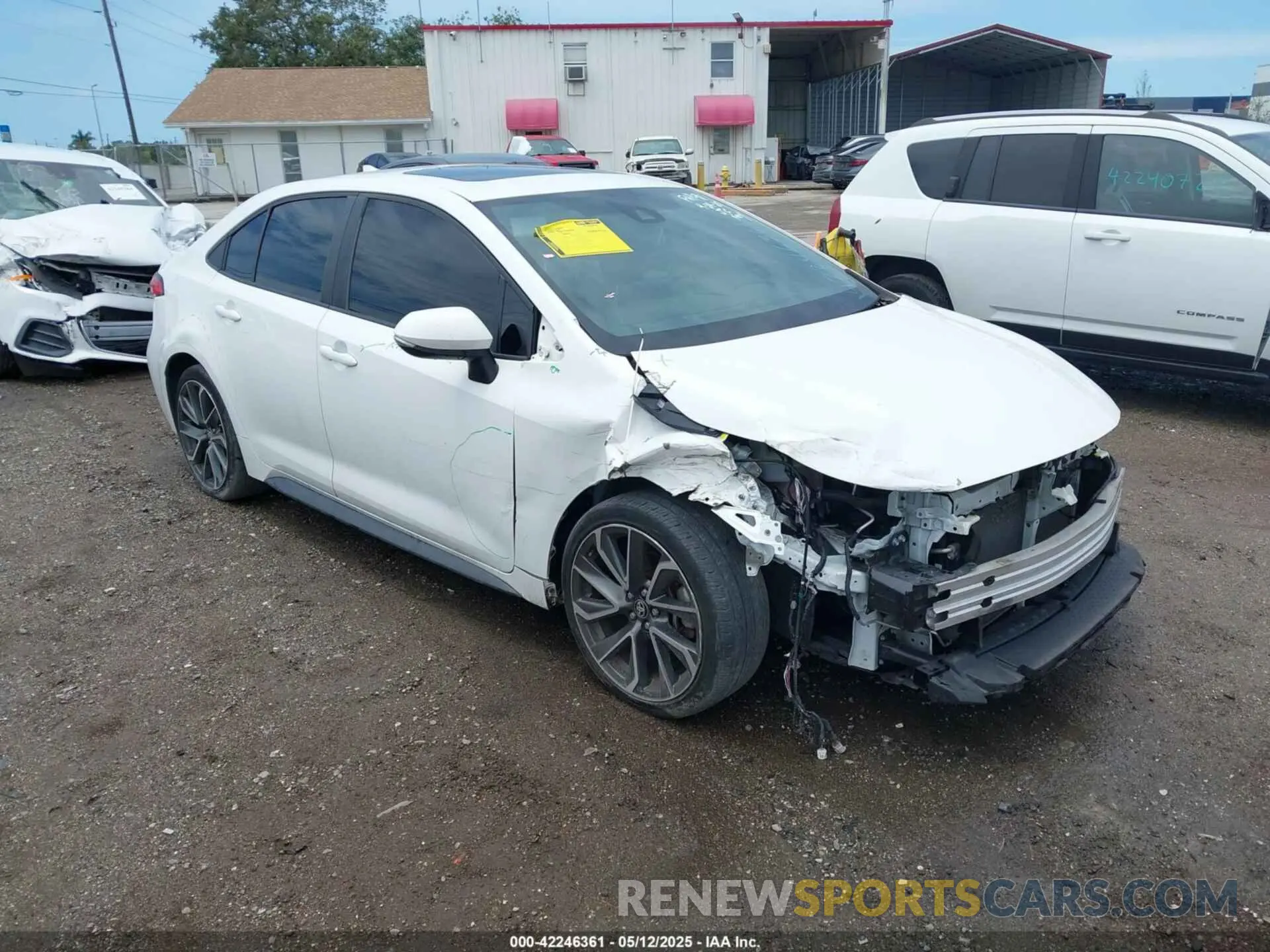 1 fotografías del automóvil dañado 5YFM4RCE7LP054553 TOYOTA COROLLA 2020