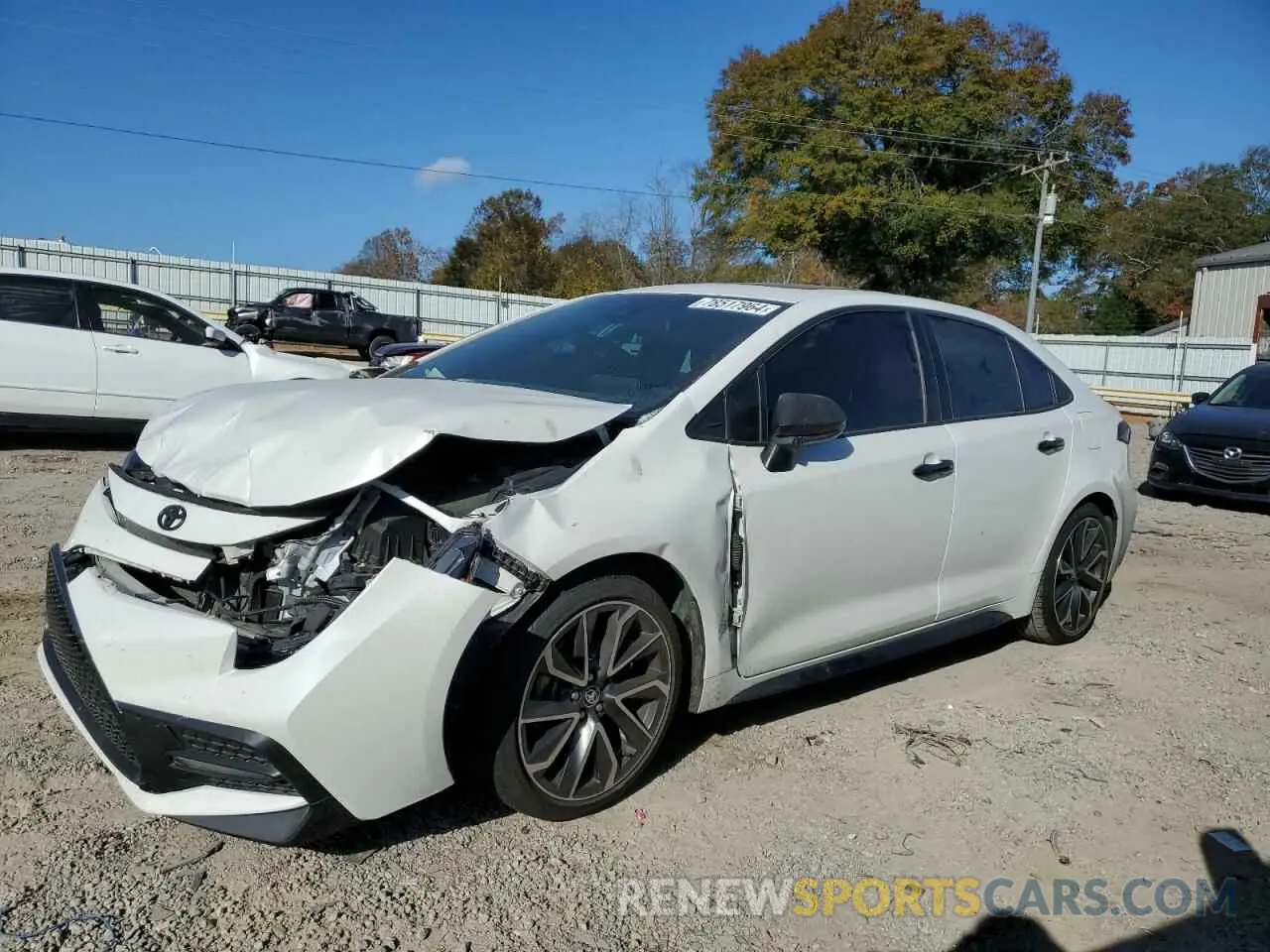 1 fotografías del automóvil dañado 5YFM4RCEXLP042610 TOYOTA COROLLA 2020