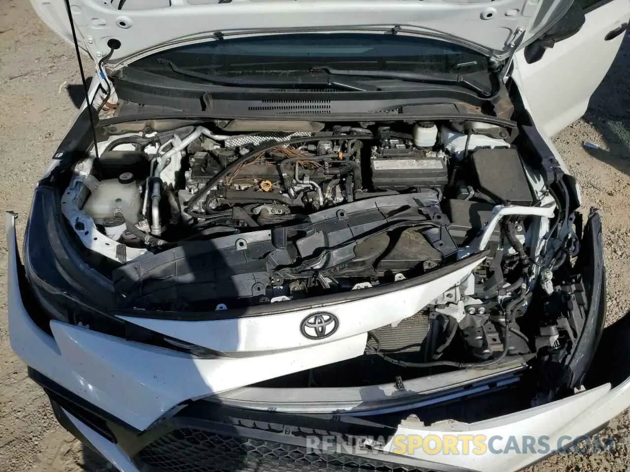 11 fotografías del automóvil dañado 5YFM4RCEXLP042610 TOYOTA COROLLA 2020