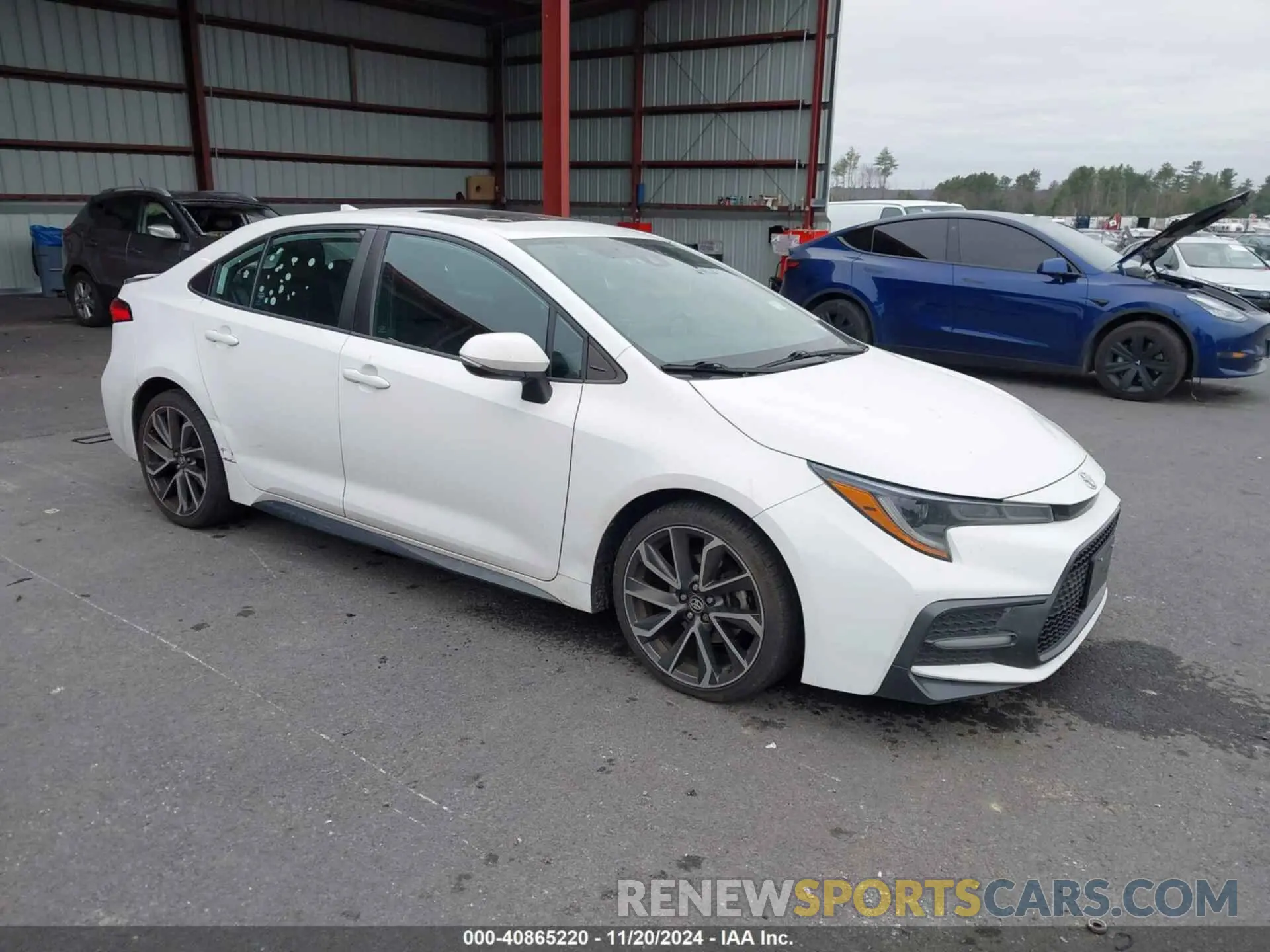 1 fotografías del automóvil dañado 5YFP4RCE1LP001523 TOYOTA COROLLA 2020