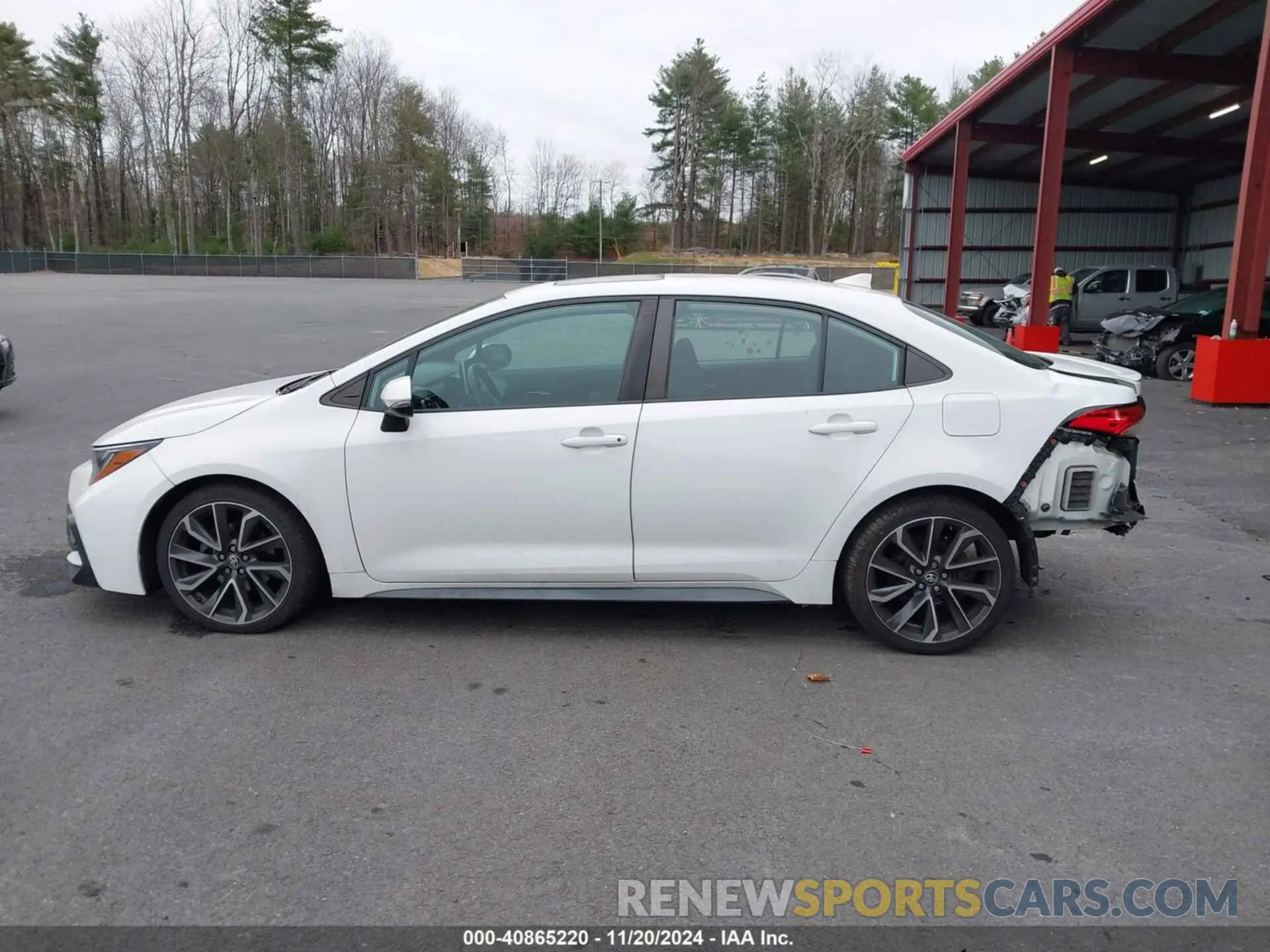 15 fotografías del automóvil dañado 5YFP4RCE1LP001523 TOYOTA COROLLA 2020