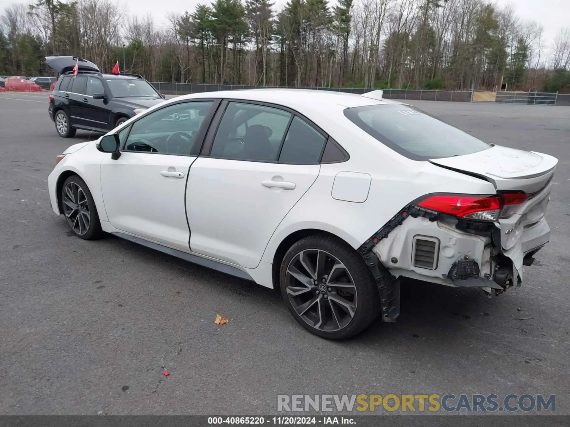 3 fotografías del automóvil dañado 5YFP4RCE1LP001523 TOYOTA COROLLA 2020