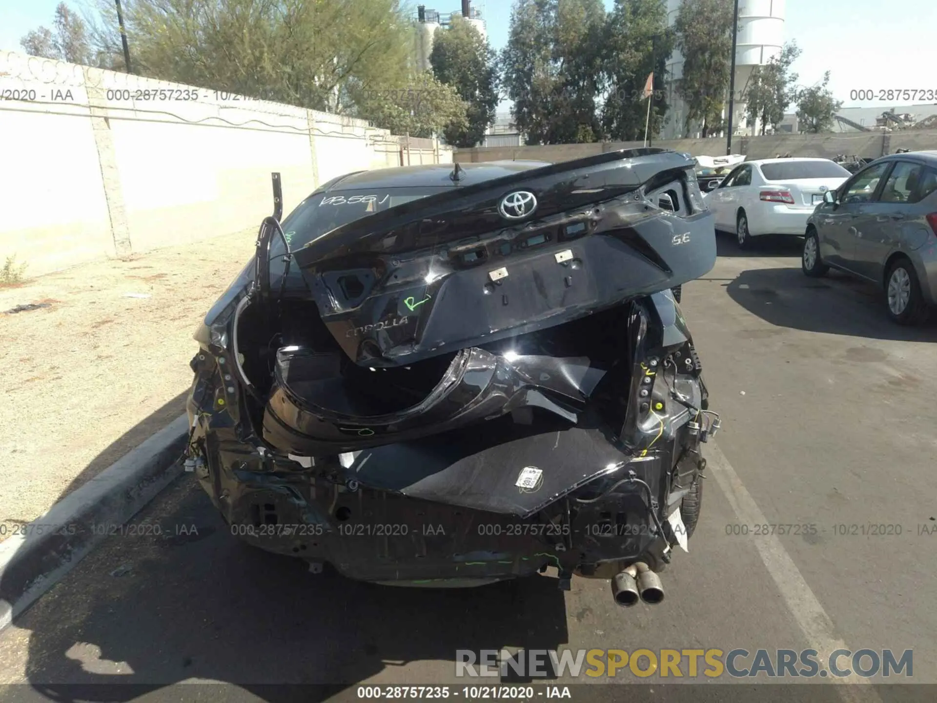 6 fotografías del automóvil dañado 5YFP4RCE1LP035591 TOYOTA COROLLA 2020
