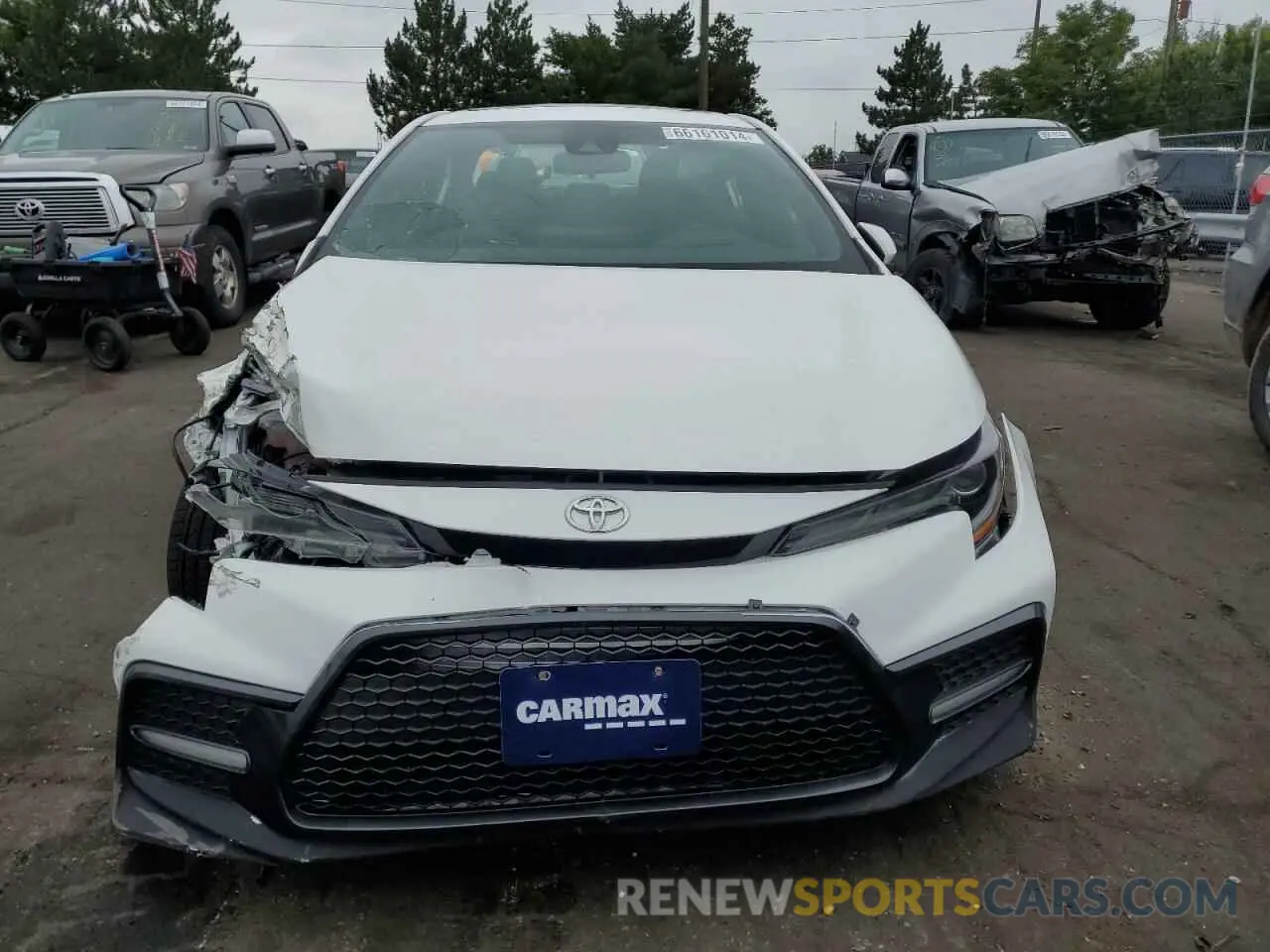 5 fotografías del automóvil dañado 5YFP4RCE4LP015514 TOYOTA COROLLA 2020