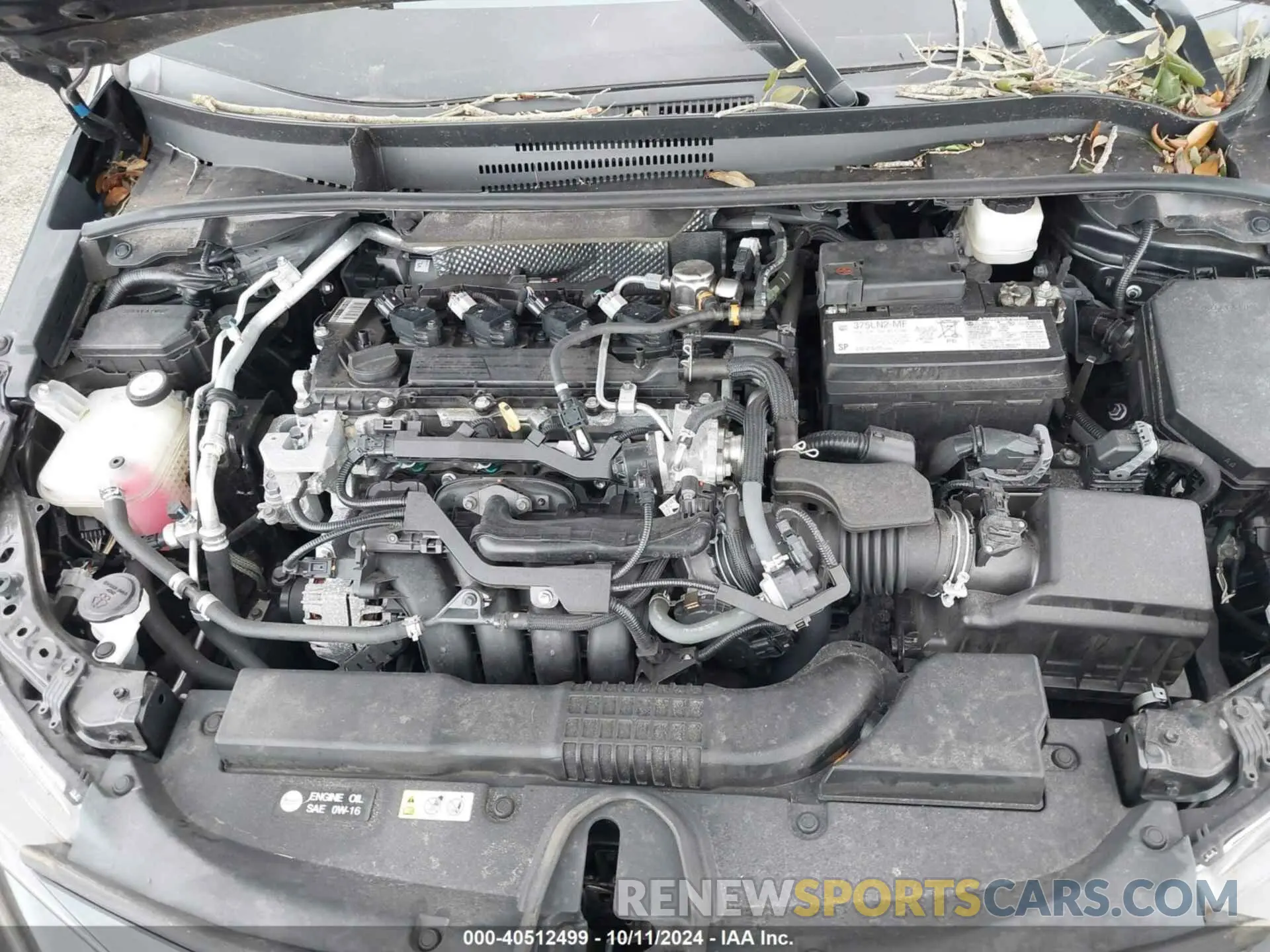 10 fotografías del automóvil dañado 5YFP4RCE4LP043023 TOYOTA COROLLA 2020