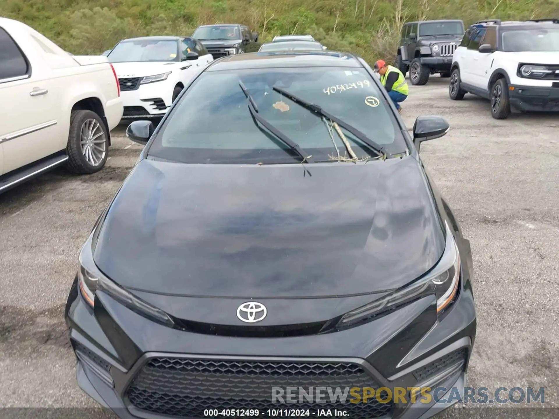 12 fotografías del automóvil dañado 5YFP4RCE4LP043023 TOYOTA COROLLA 2020