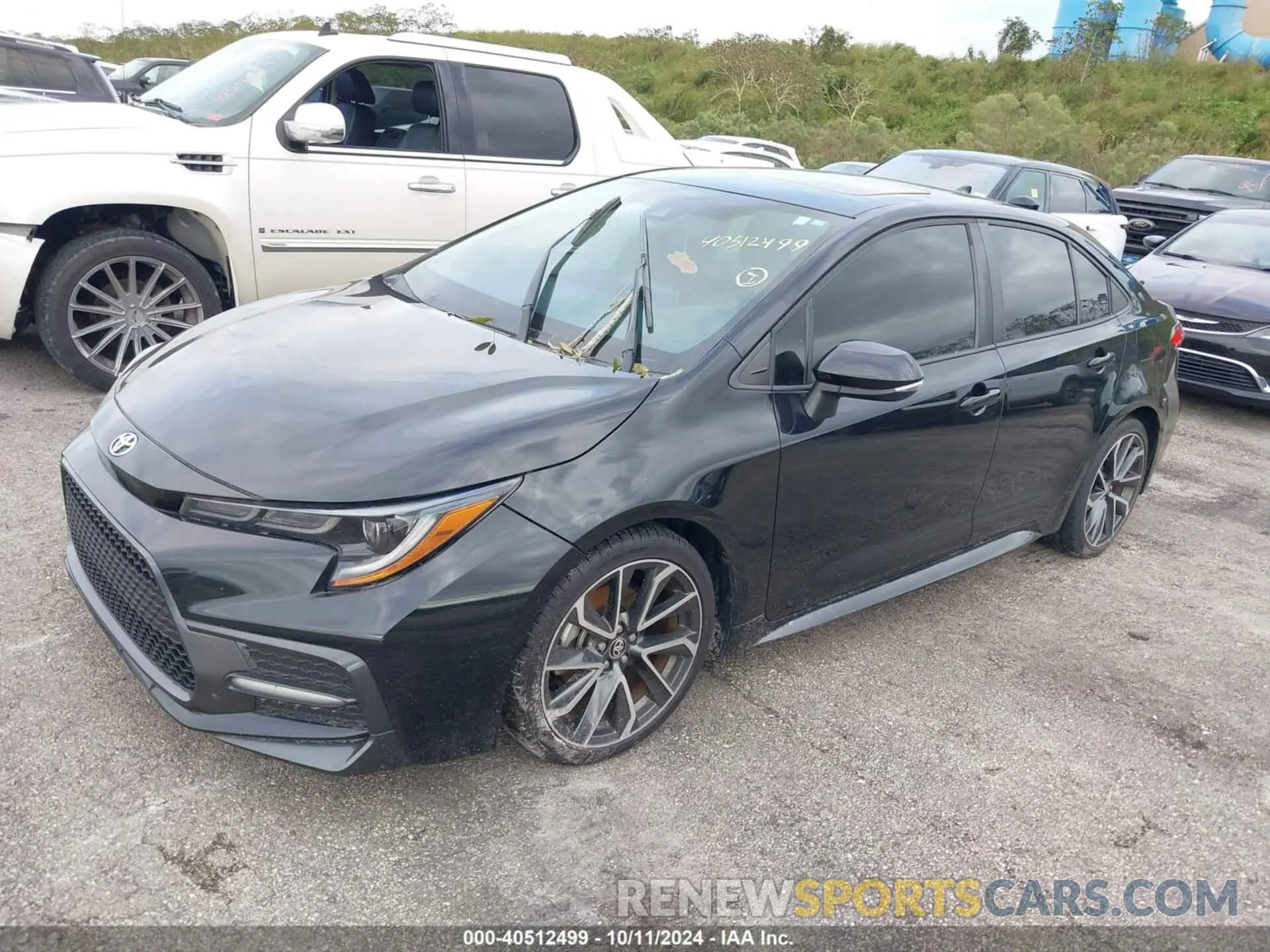 2 fotografías del automóvil dañado 5YFP4RCE4LP043023 TOYOTA COROLLA 2020