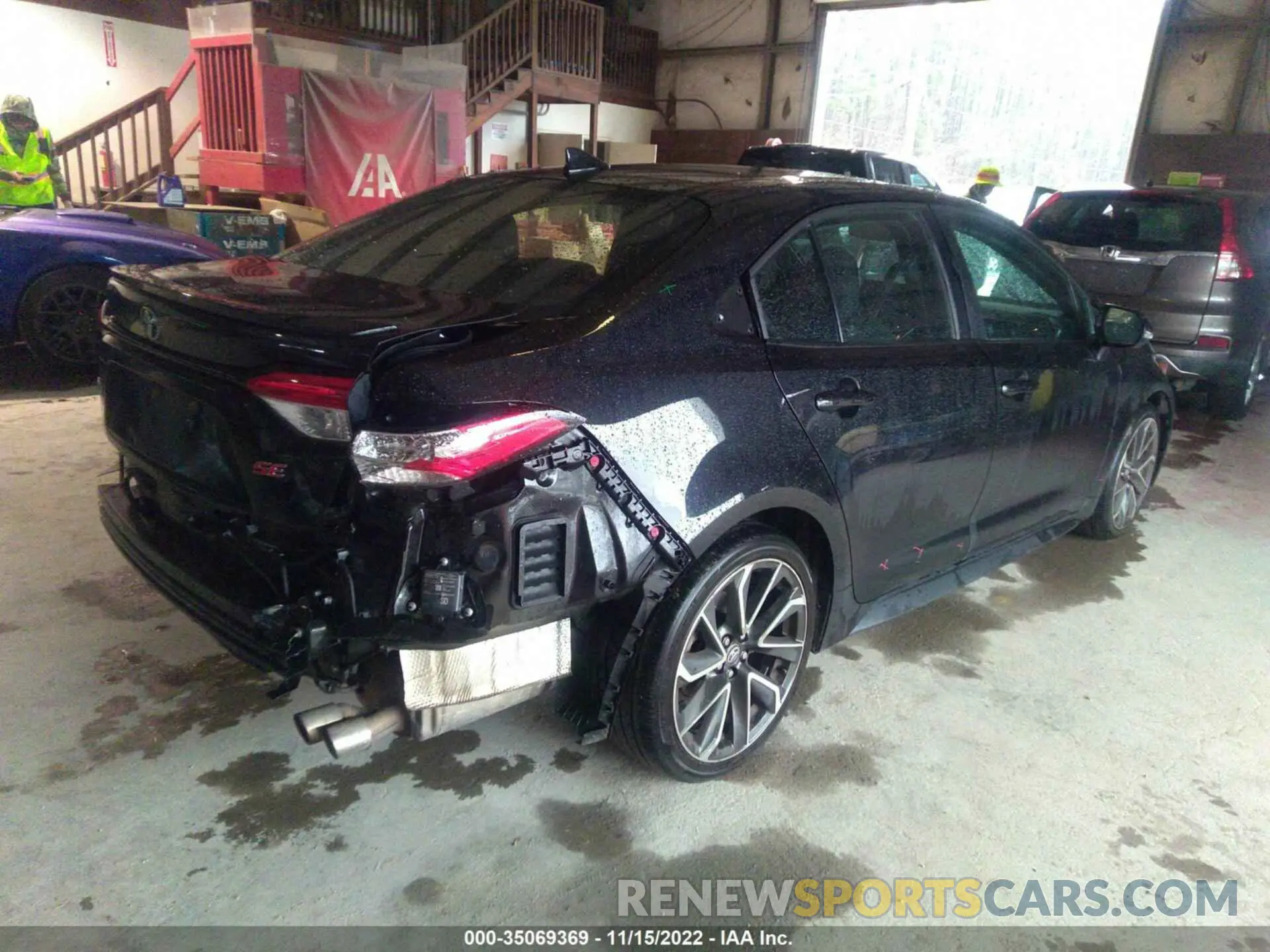 4 fotografías del automóvil dañado 5YFP4RCE5LP035092 TOYOTA COROLLA 2020