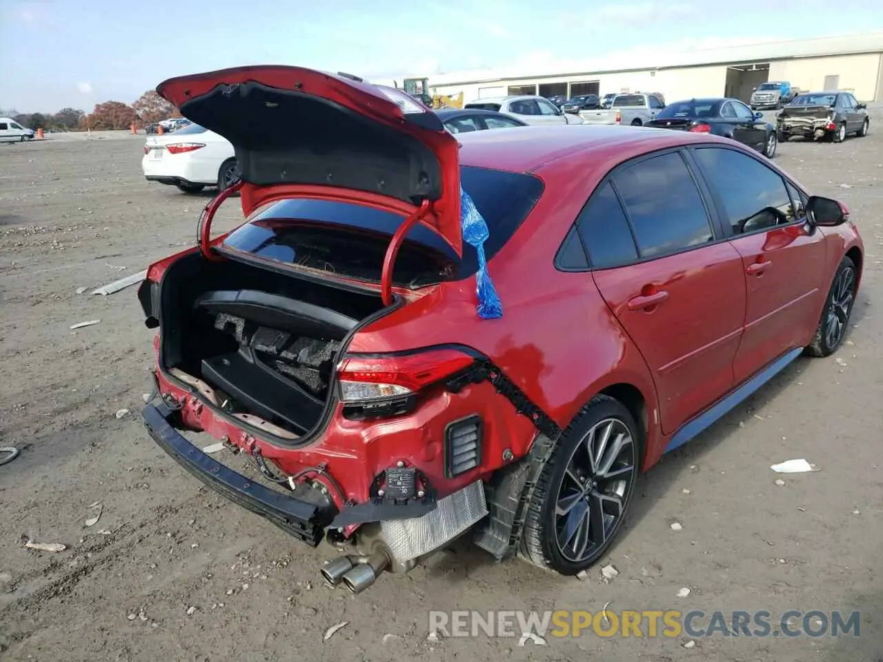 4 fotografías del automóvil dañado 5YFP4RCE5LP042737 TOYOTA COROLLA 2020