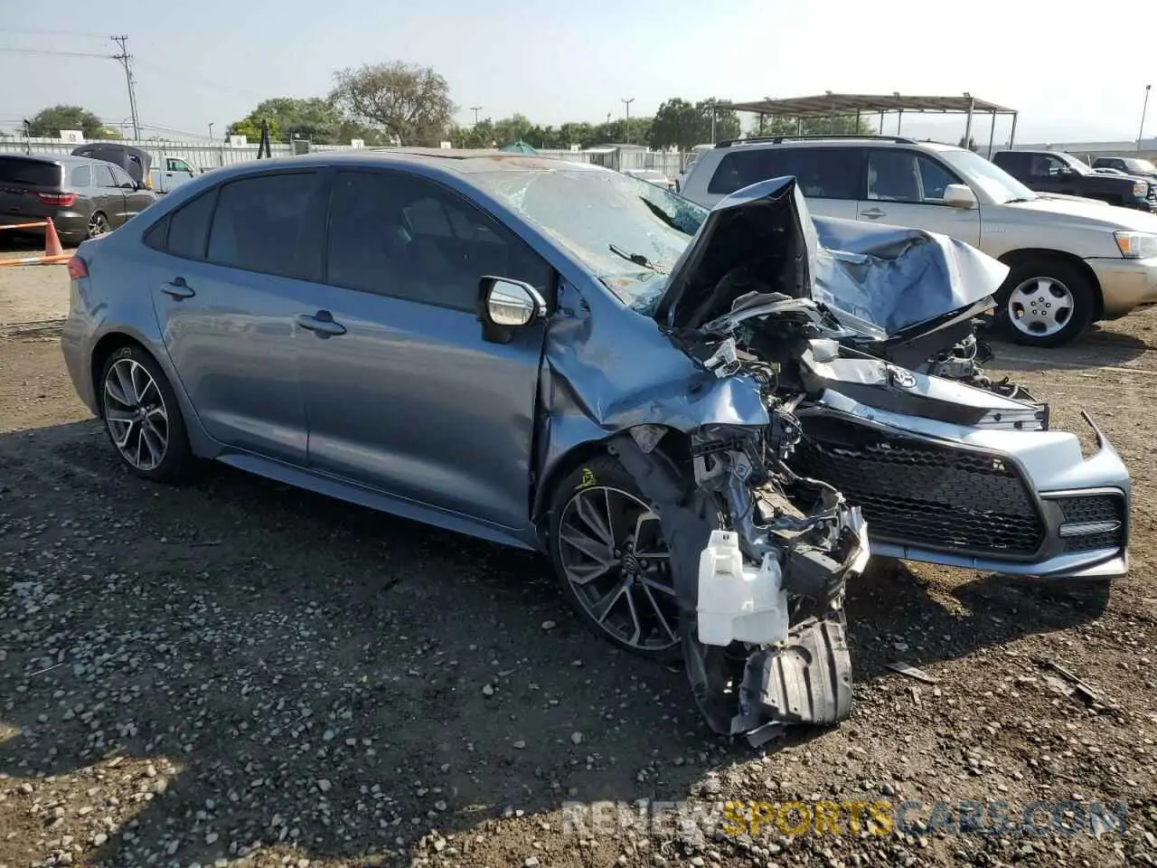4 fotografías del automóvil dañado 5YFP4RCE6LP039071 TOYOTA COROLLA 2020