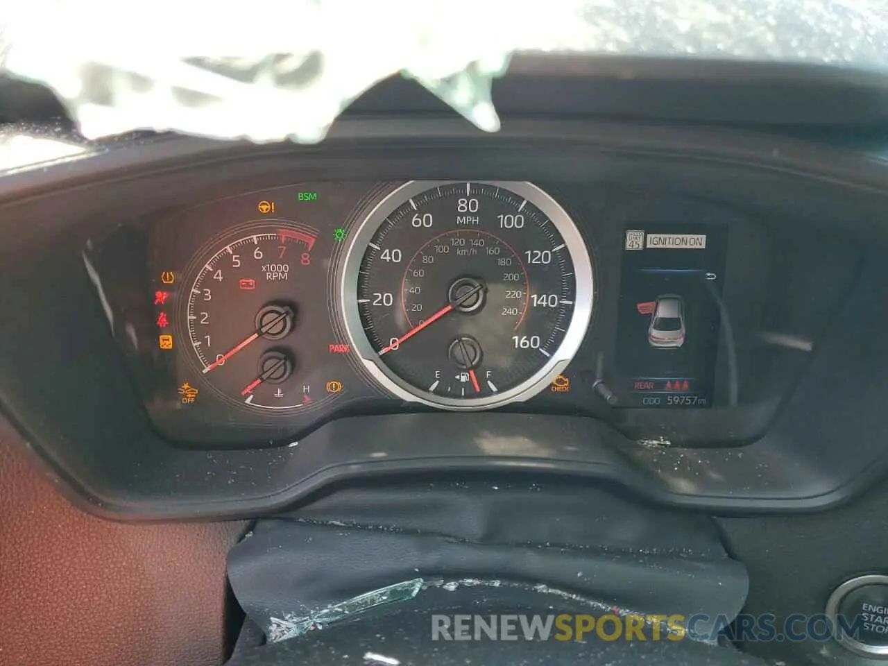 9 fotografías del automóvil dañado 5YFP4RCE6LP039071 TOYOTA COROLLA 2020