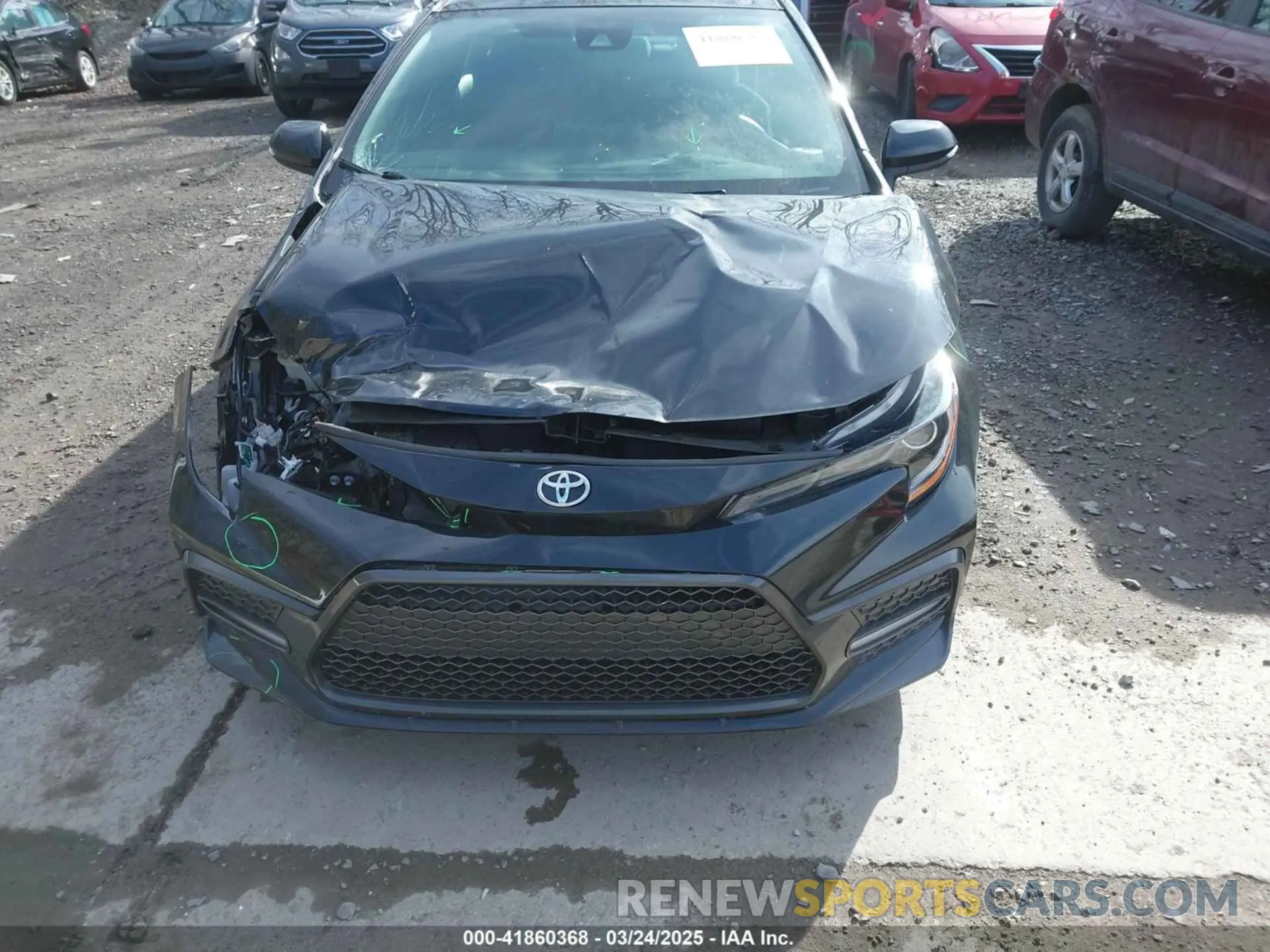 12 fotografías del automóvil dañado 5YFP4RCE9LP009370 TOYOTA COROLLA 2020