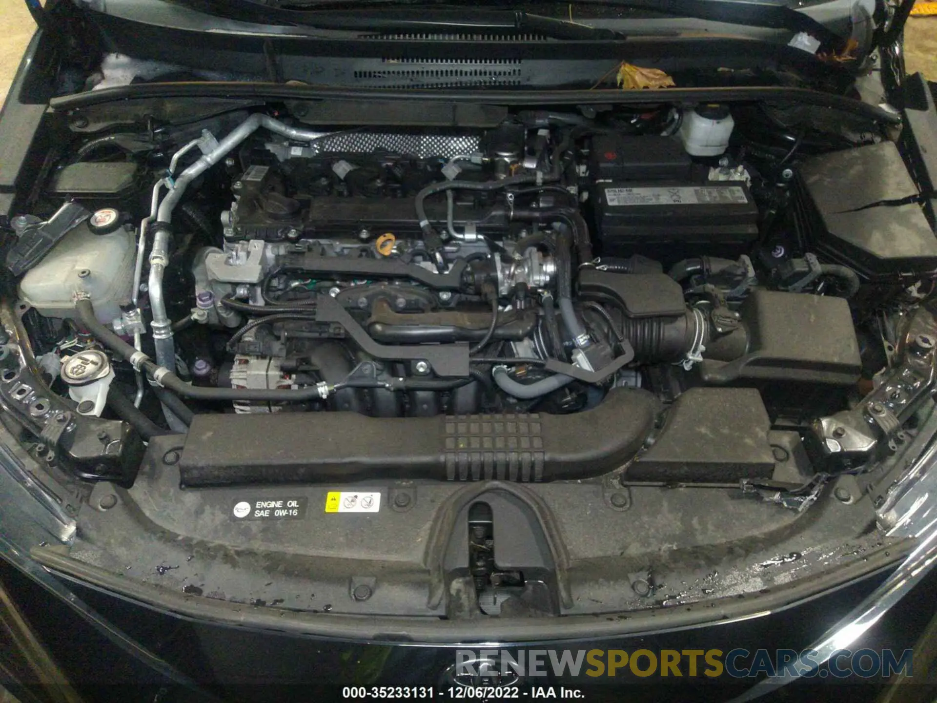 10 fotografías del automóvil dañado 5YFP4RCE9LP029392 TOYOTA COROLLA 2020