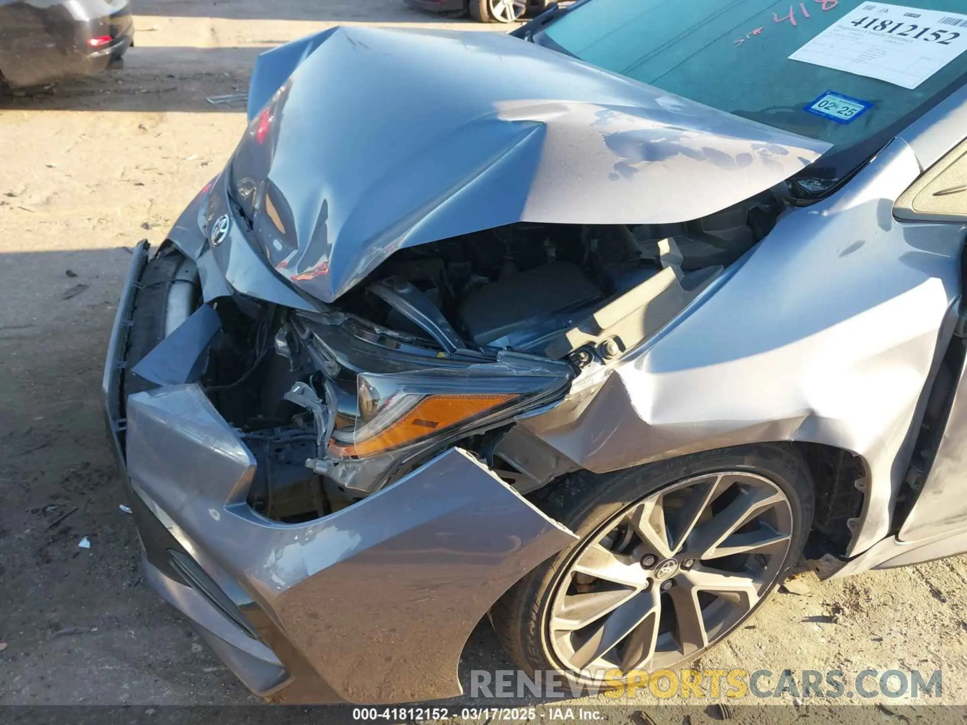 6 fotografías del automóvil dañado 5YFP4RCEXLP014867 TOYOTA COROLLA 2020
