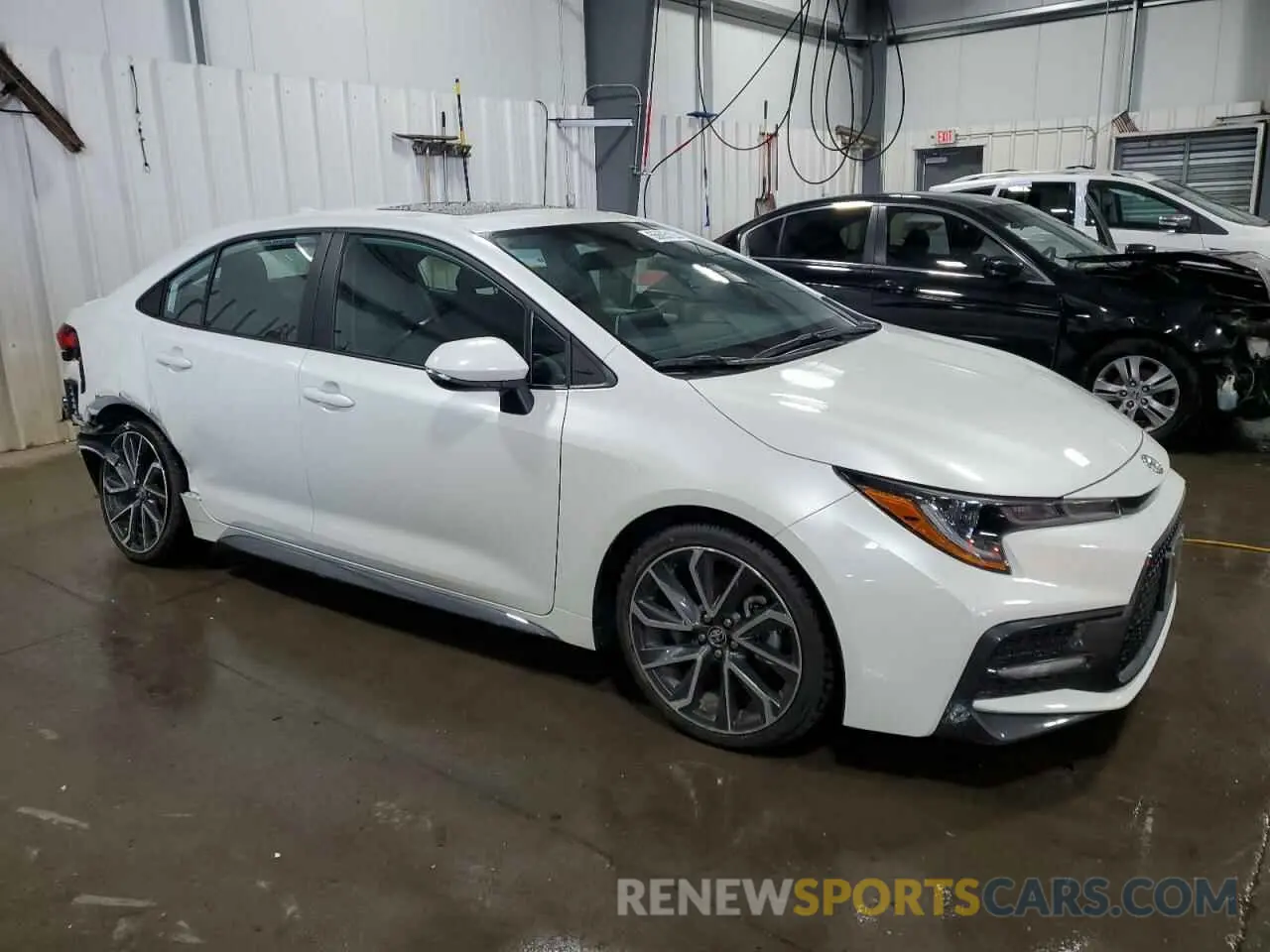 4 fotografías del automóvil dañado 5YFP4RCEXLP028591 TOYOTA COROLLA 2020