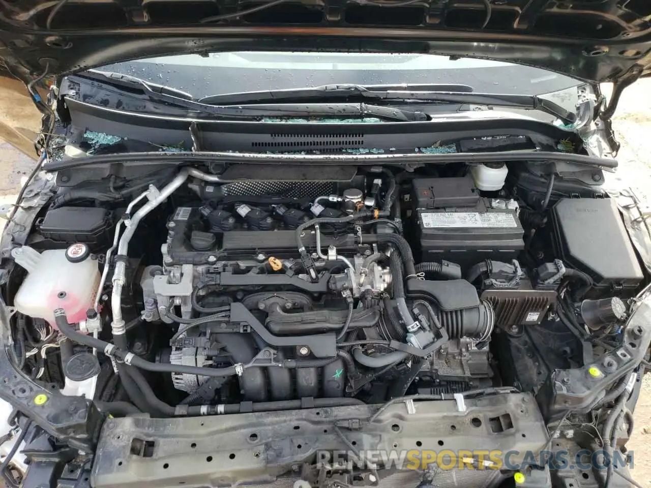 11 fotografías del automóvil dañado 5YFP4RCEXLP050302 TOYOTA COROLLA 2020