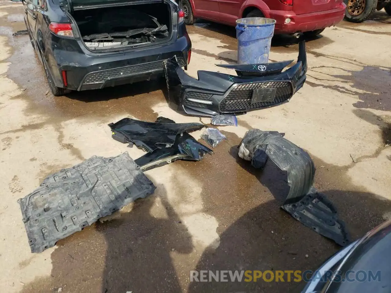 12 fotografías del automóvil dañado 5YFP4RCEXLP050302 TOYOTA COROLLA 2020