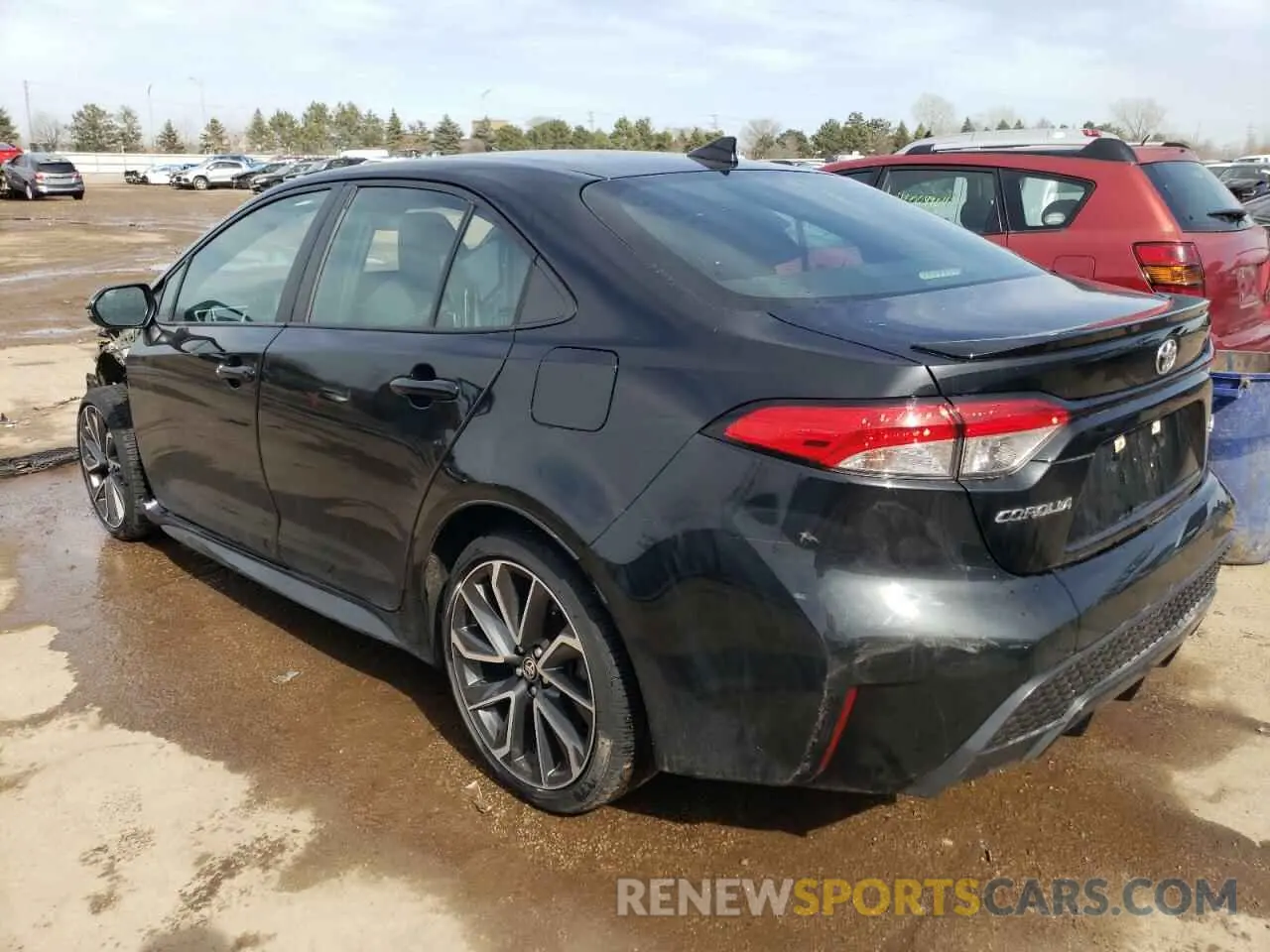 2 fotografías del automóvil dañado 5YFP4RCEXLP050302 TOYOTA COROLLA 2020