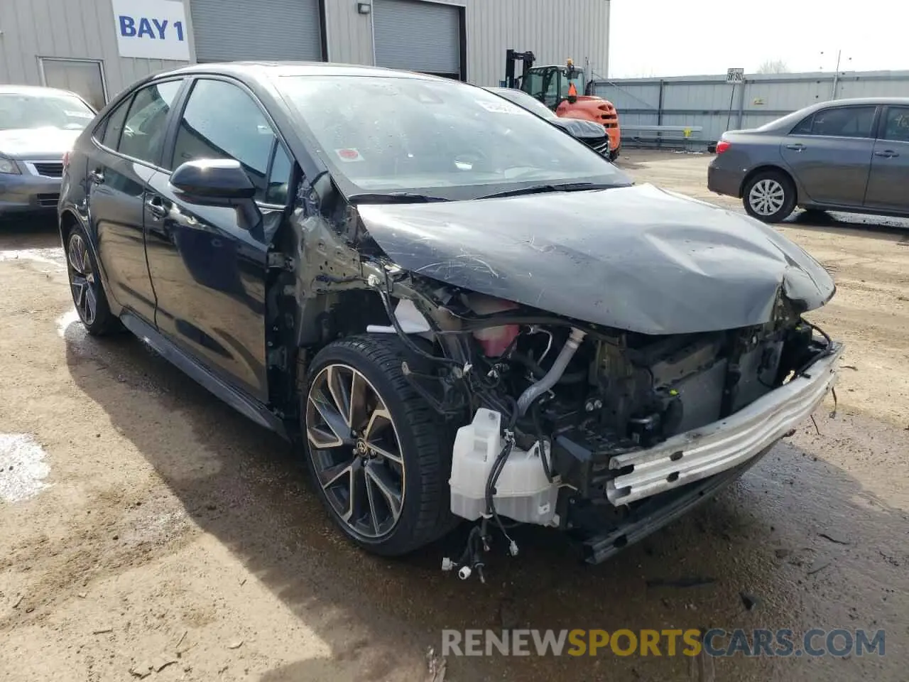 4 fotografías del automóvil dañado 5YFP4RCEXLP050302 TOYOTA COROLLA 2020