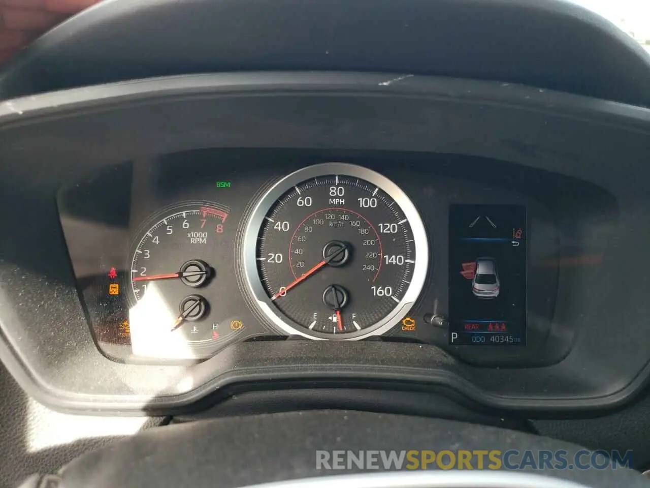 9 fotografías del automóvil dañado 5YFP4RCEXLP050302 TOYOTA COROLLA 2020