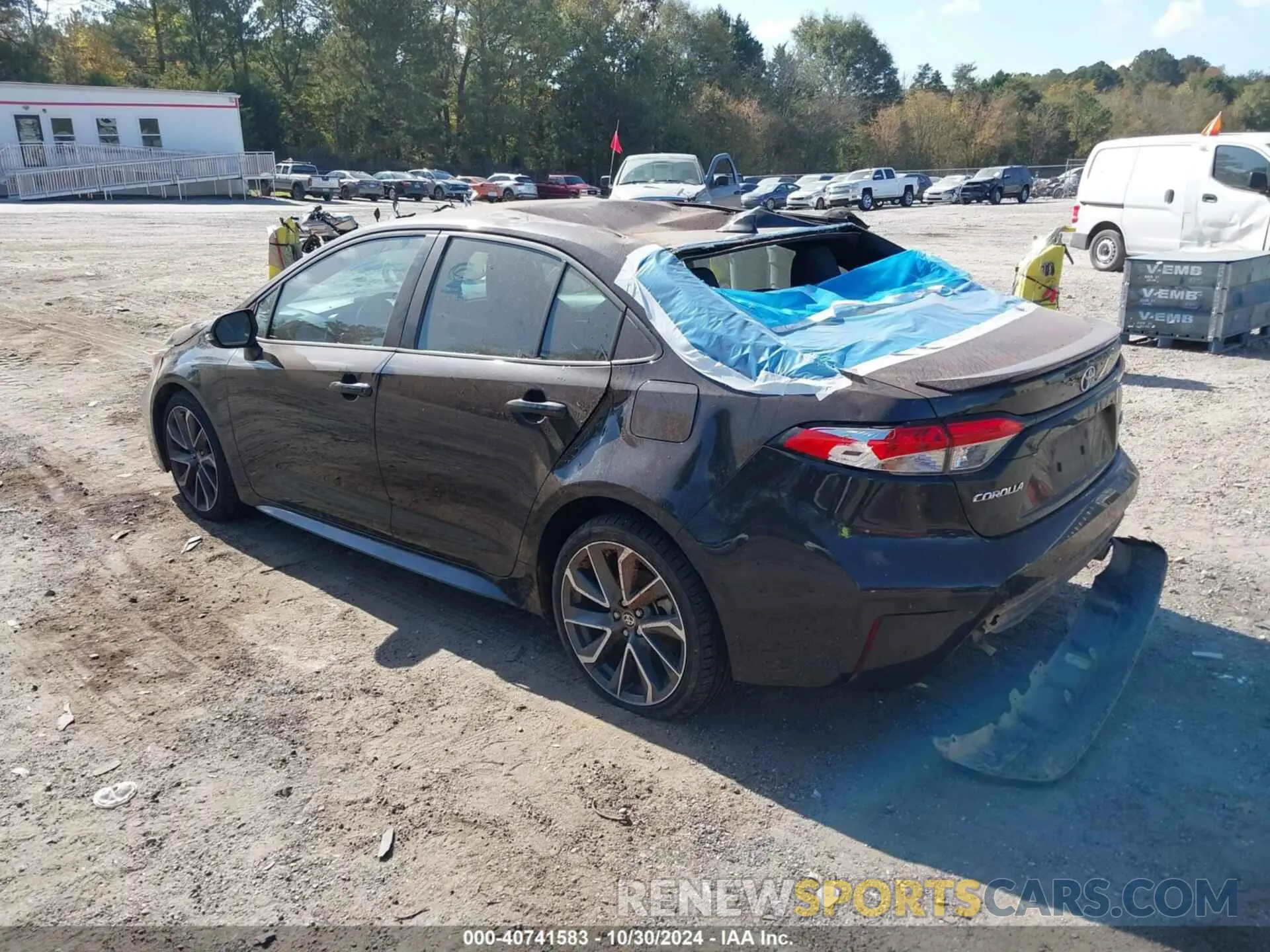 3 fotografías del automóvil dañado 5YFS4RCE0LP011342 TOYOTA COROLLA 2020