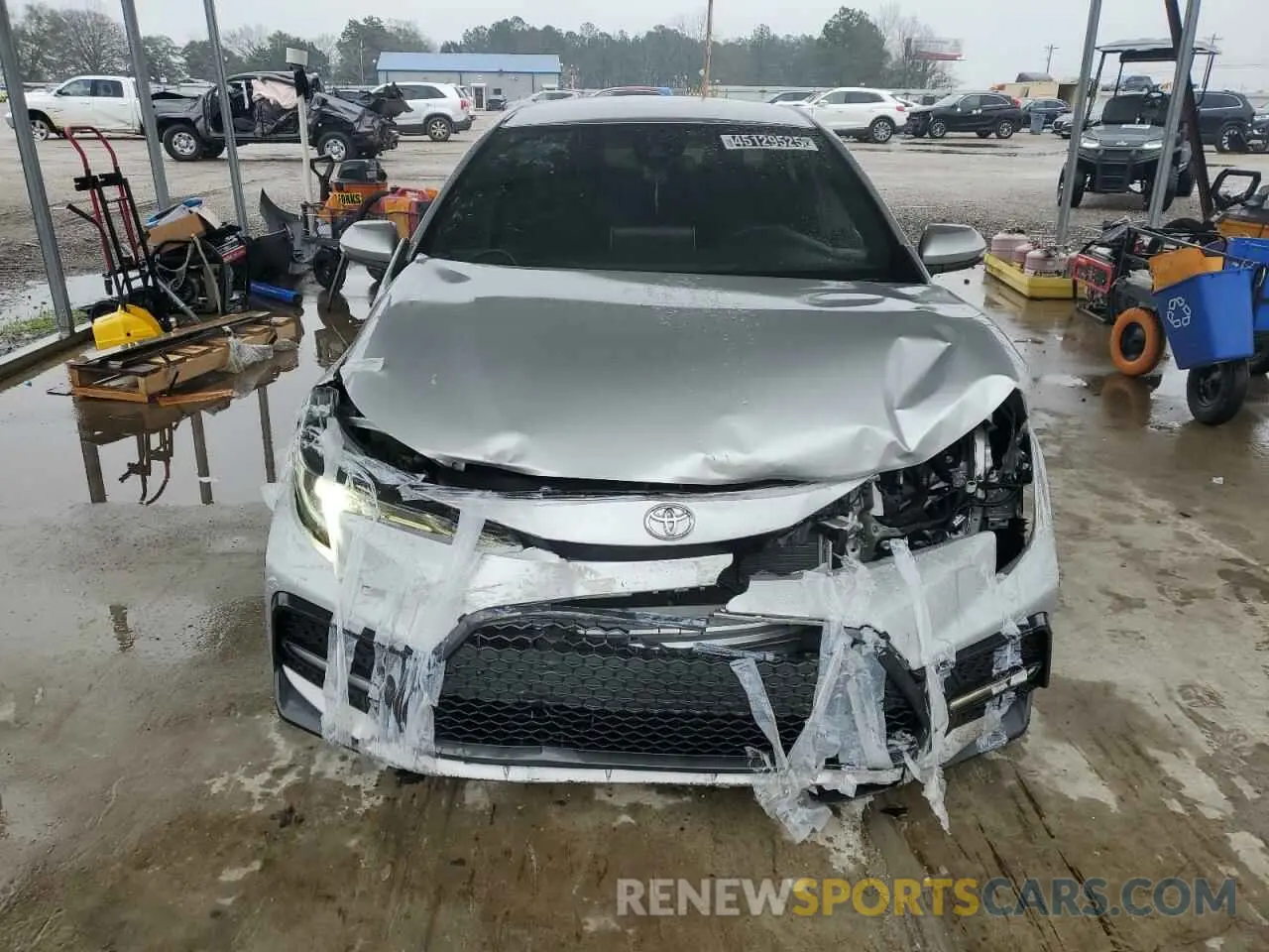 5 fotografías del automóvil dañado 5YFS4RCE0LP024219 TOYOTA COROLLA 2020