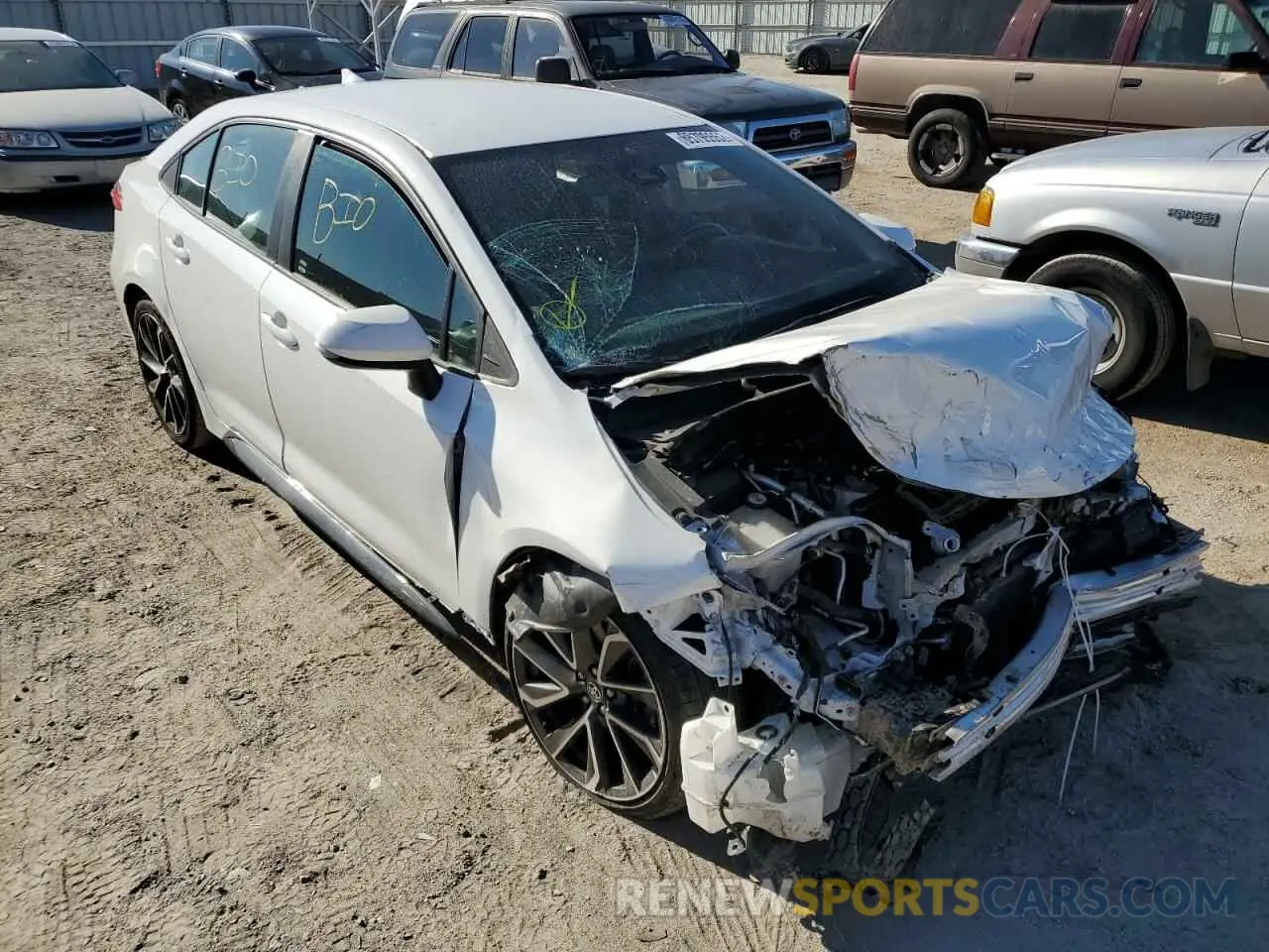 1 fotografías del automóvil dañado 5YFS4RCE0LP026830 TOYOTA COROLLA 2020