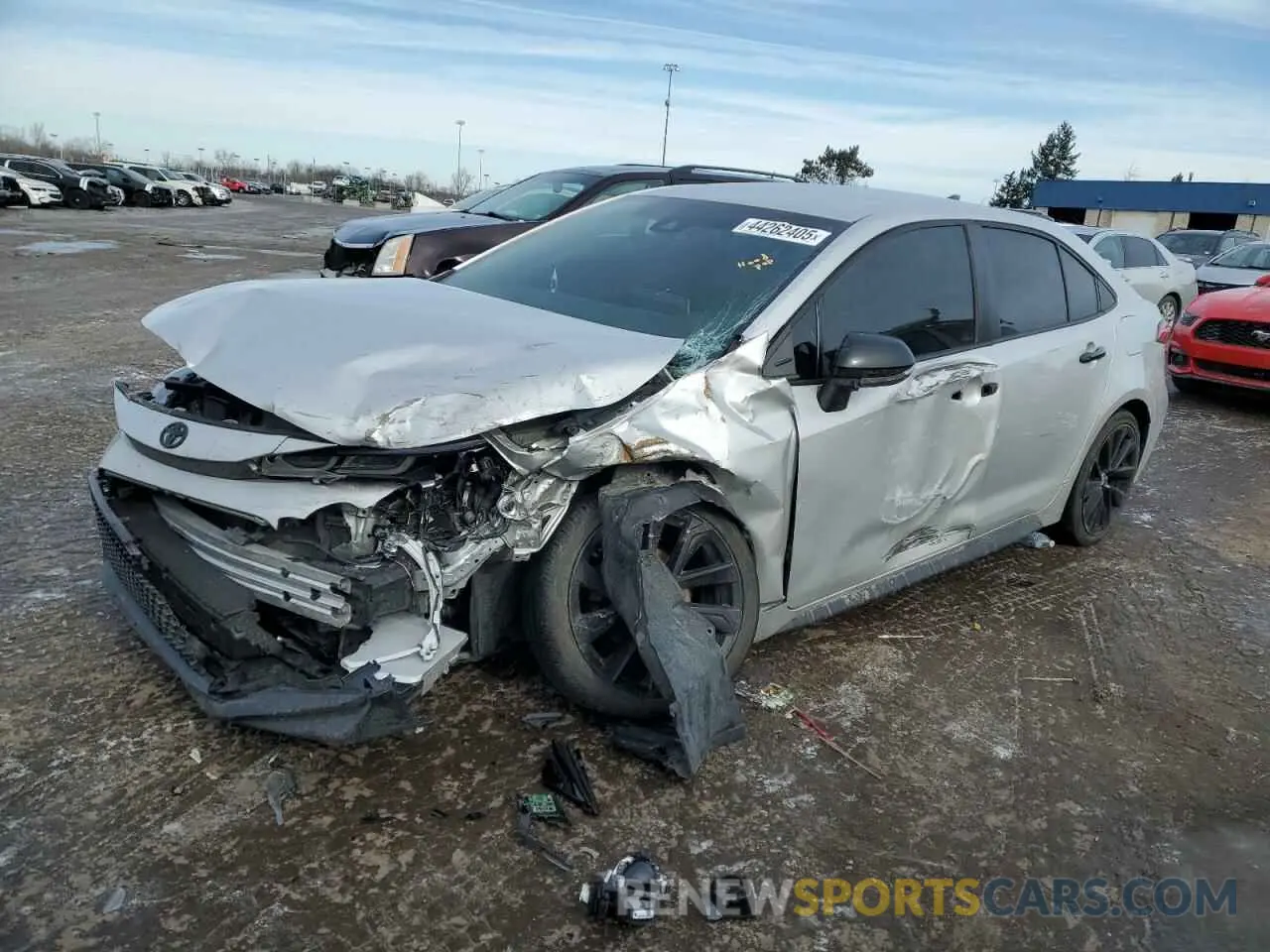 1 fotografías del automóvil dañado 5YFS4RCE0LP033261 TOYOTA COROLLA 2020