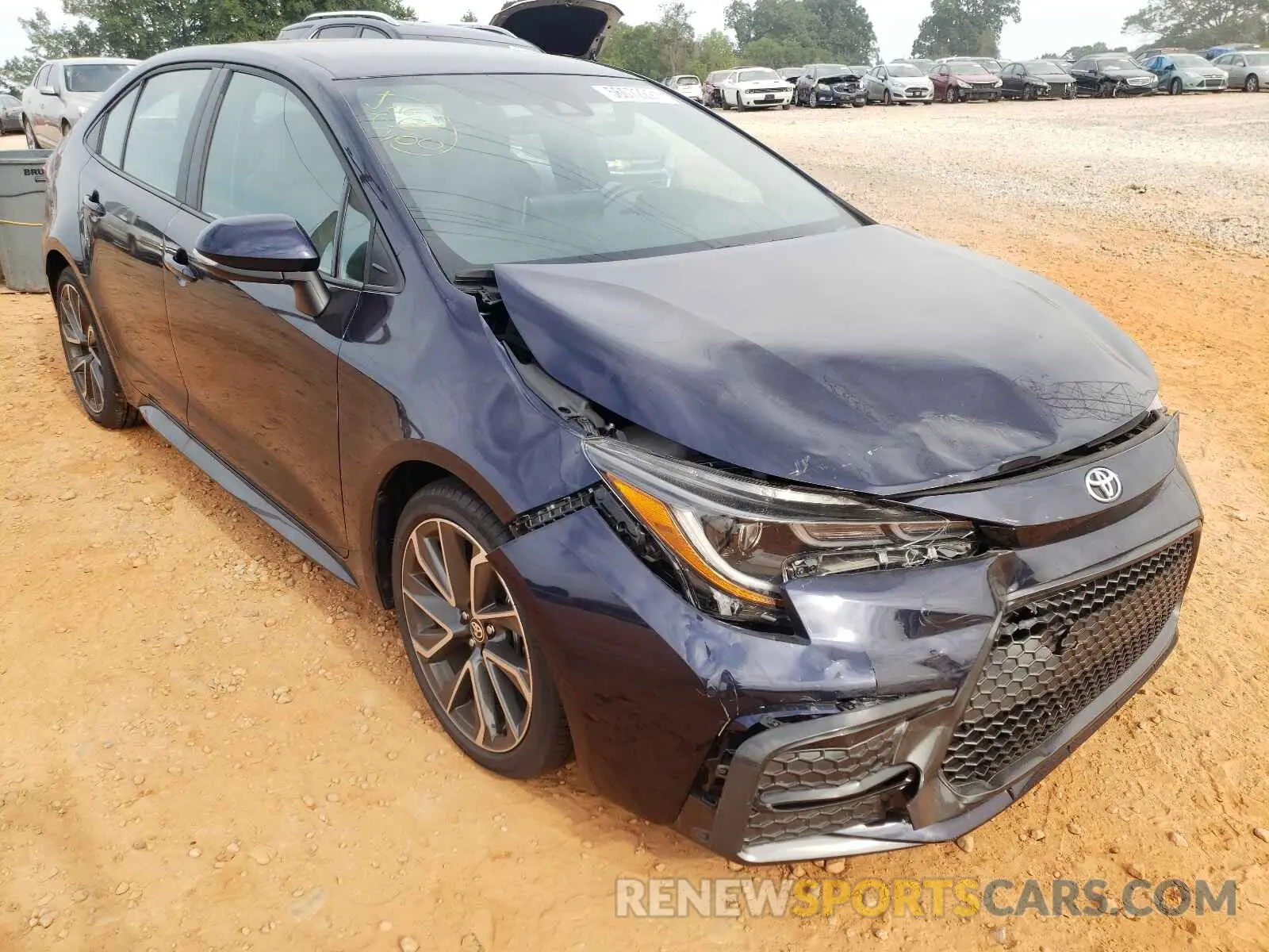 1 fotografías del automóvil dañado 5YFS4RCE0LP043417 TOYOTA COROLLA 2020