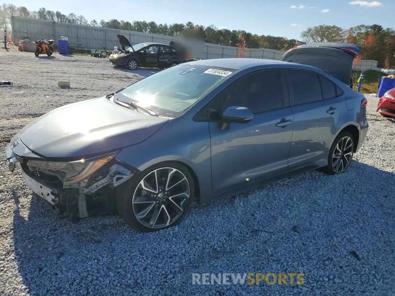 1 fotografías del automóvil dañado 5YFS4RCE0LP043420 TOYOTA COROLLA 2020