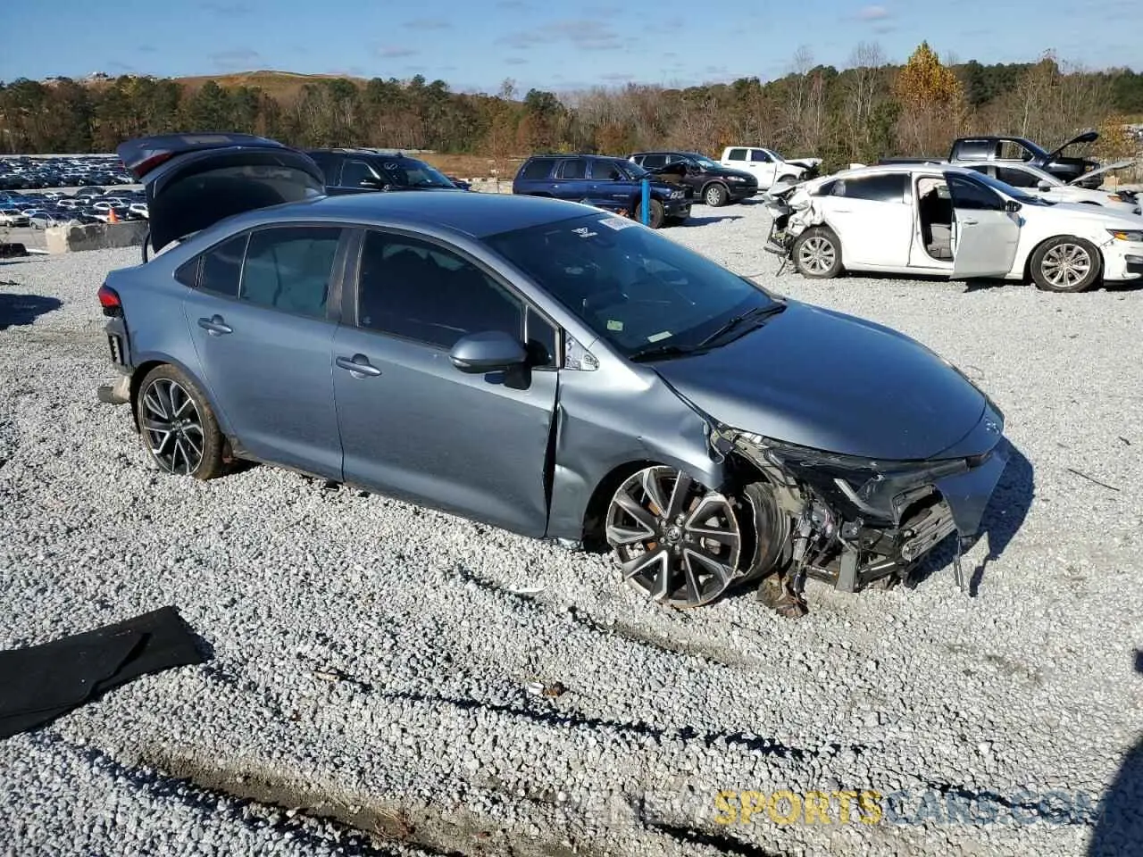 4 fotografías del automóvil dañado 5YFS4RCE0LP043420 TOYOTA COROLLA 2020