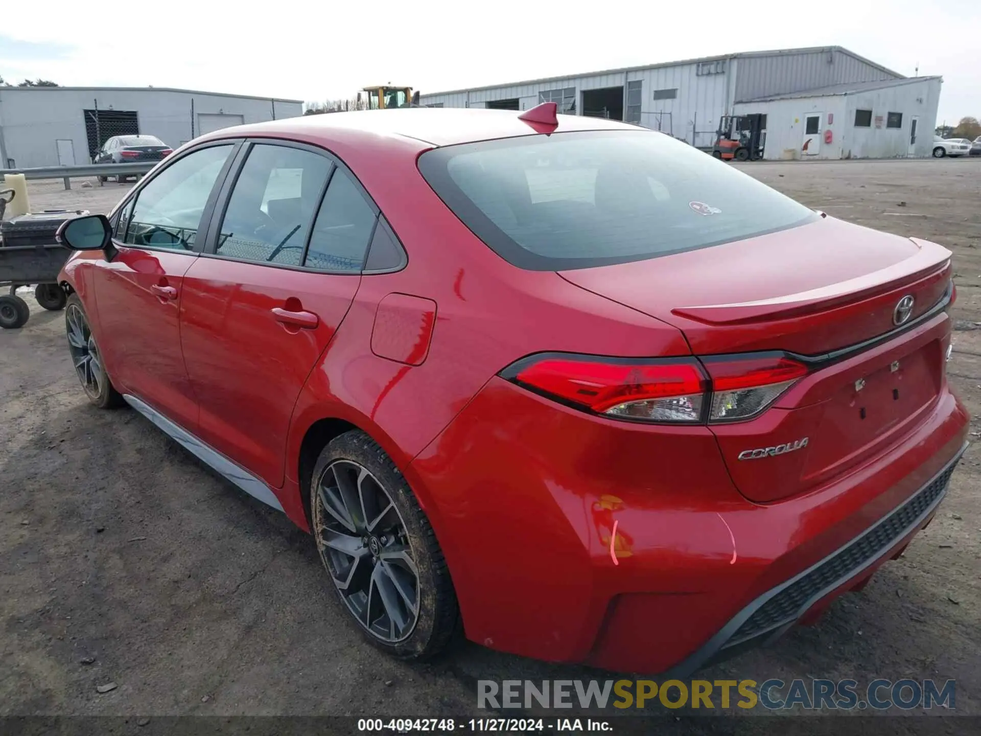 3 fotografías del automóvil dañado 5YFS4RCE0LP051887 TOYOTA COROLLA 2020