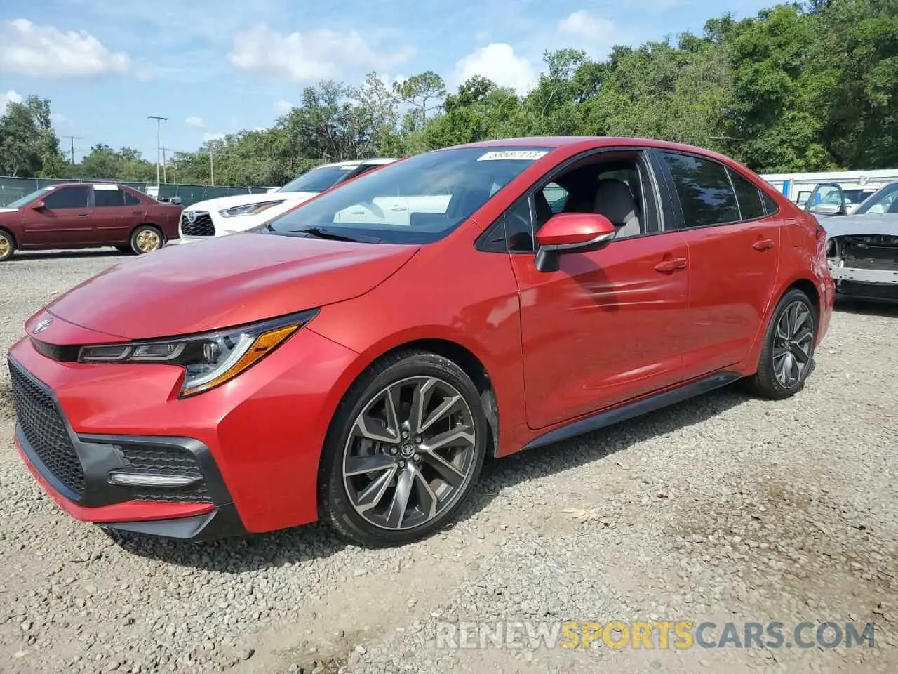1 fotografías del automóvil dañado 5YFS4RCE0LP055101 TOYOTA COROLLA 2020