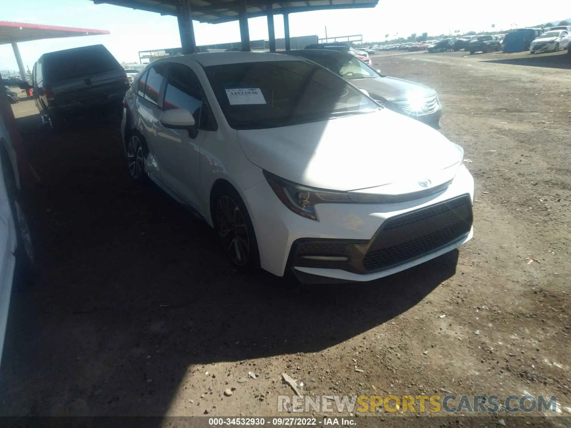 1 fotografías del automóvil dañado 5YFS4RCE1LP026819 TOYOTA COROLLA 2020
