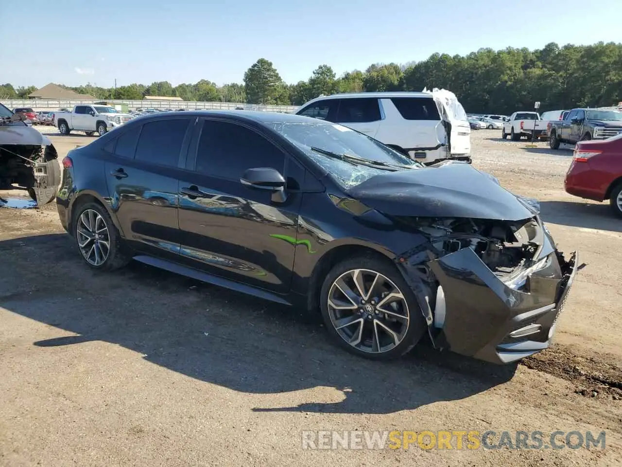 4 fotografías del automóvil dañado 5YFS4RCE1LP030627 TOYOTA COROLLA 2020