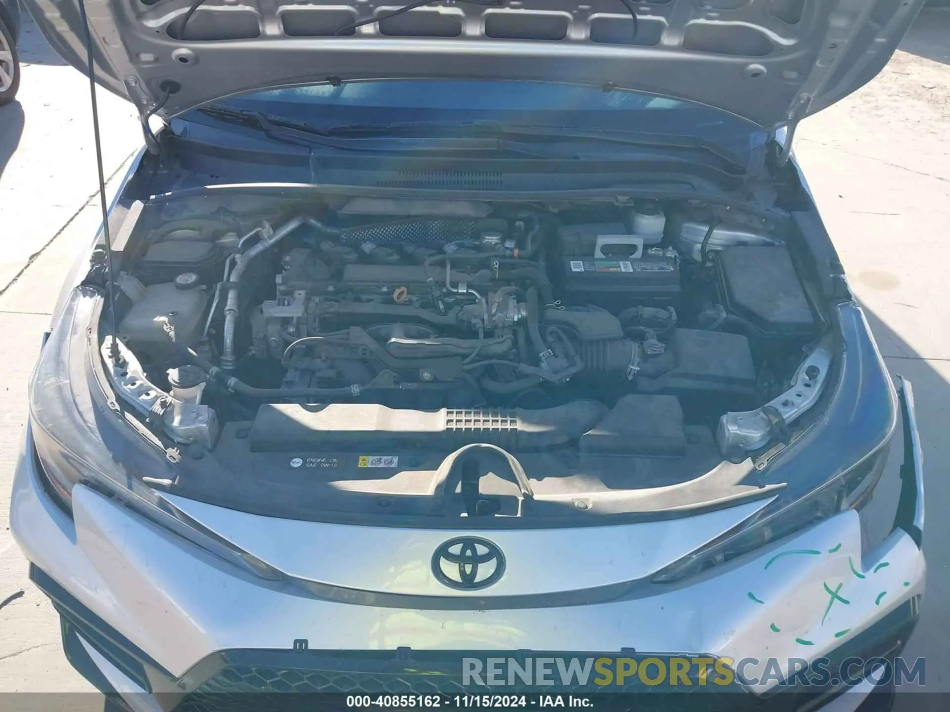 10 fotografías del automóvil dañado 5YFS4RCE1LP052109 TOYOTA COROLLA 2020