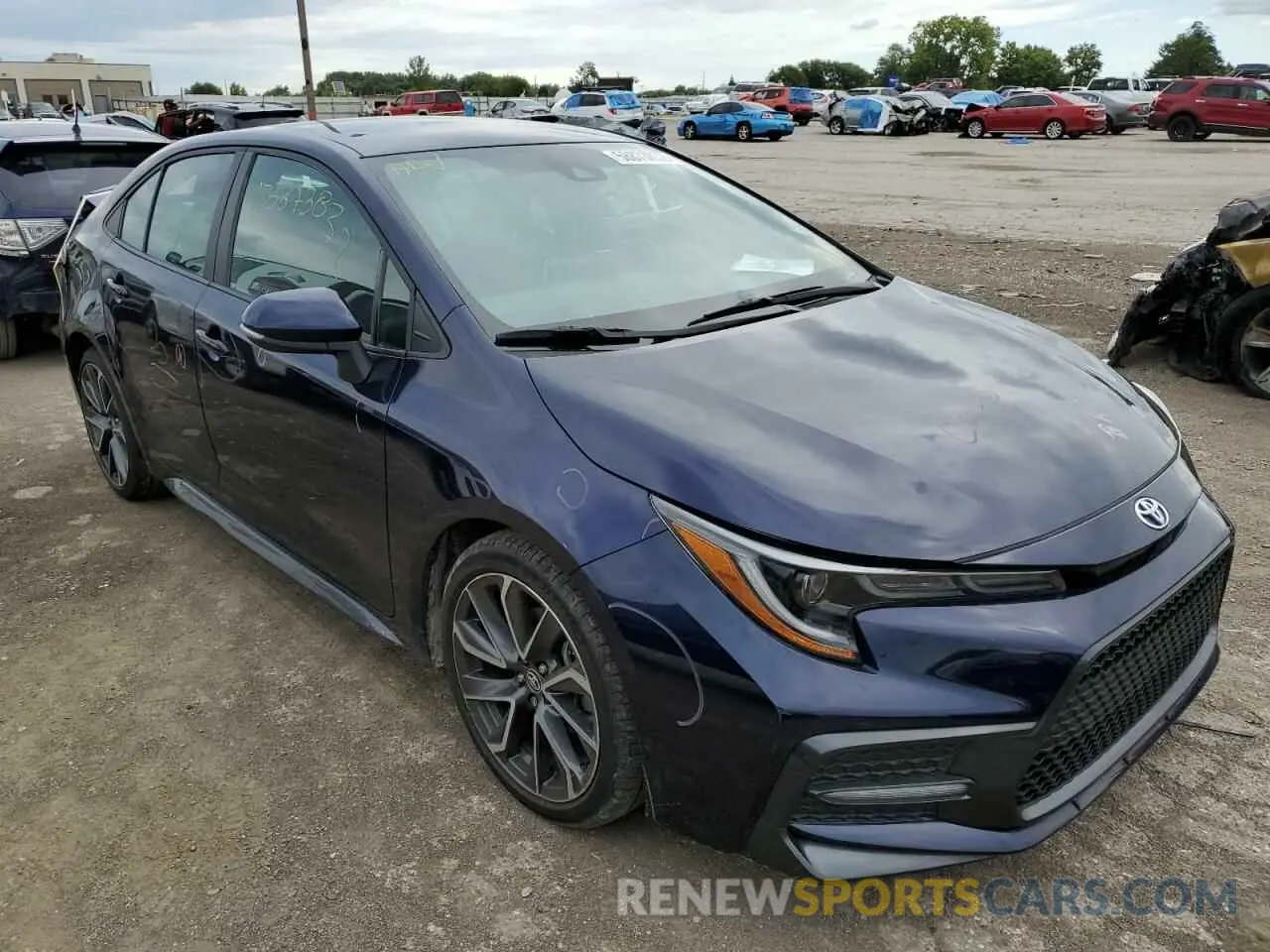 1 fotografías del automóvil dañado 5YFS4RCE2LP014825 TOYOTA COROLLA 2020