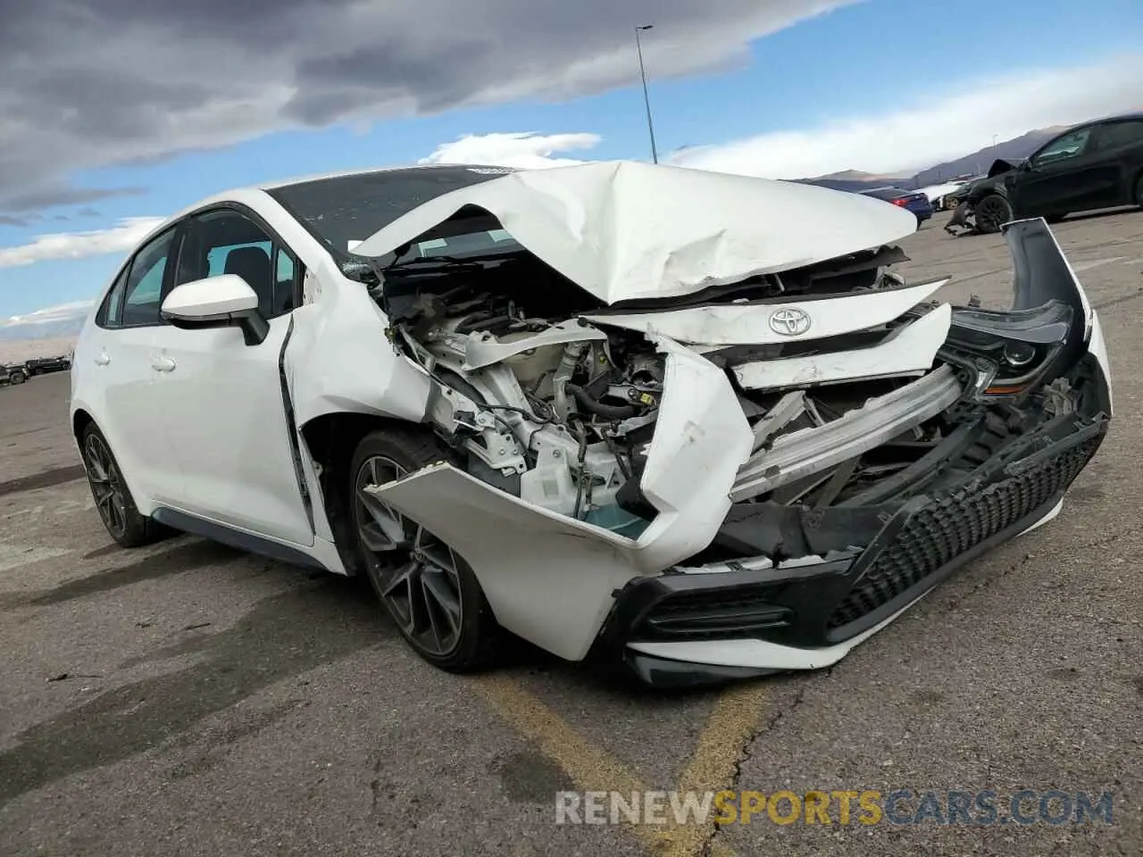 4 fotografías del automóvil dañado 5YFS4RCE2LP022990 TOYOTA COROLLA 2020