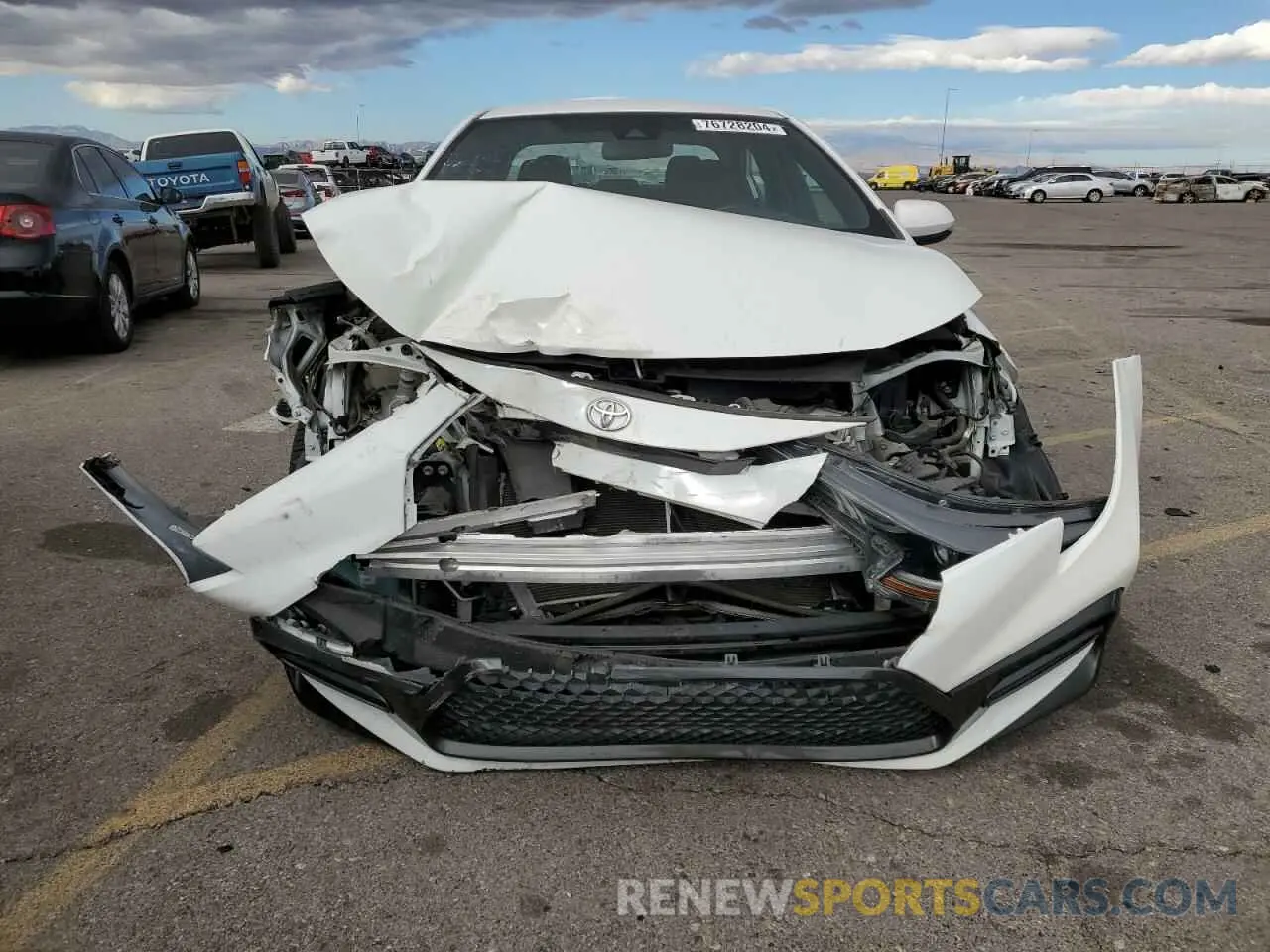 5 fotografías del automóvil dañado 5YFS4RCE2LP022990 TOYOTA COROLLA 2020