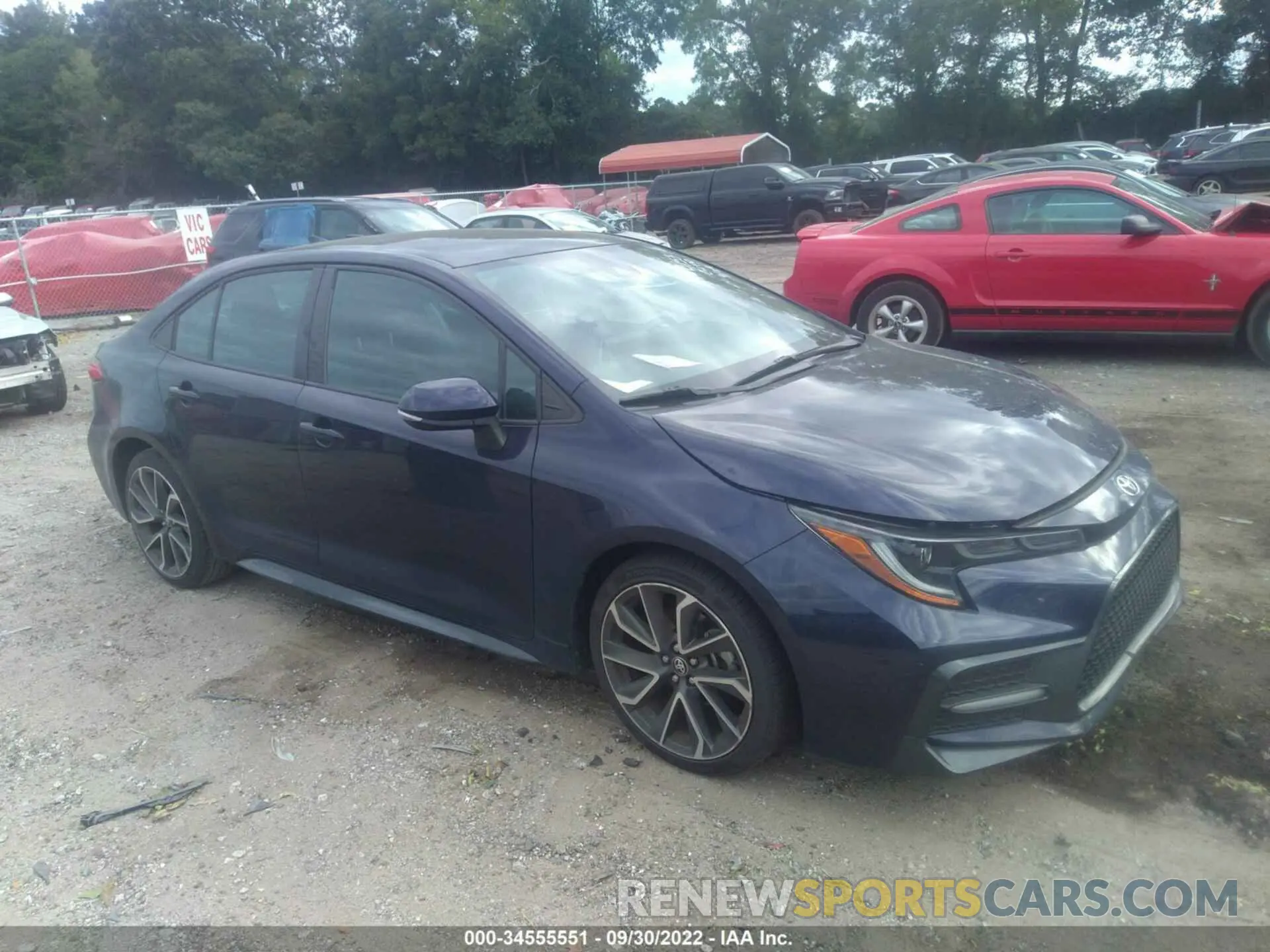 1 fotografías del automóvil dañado 5YFS4RCE2LP034153 TOYOTA COROLLA 2020