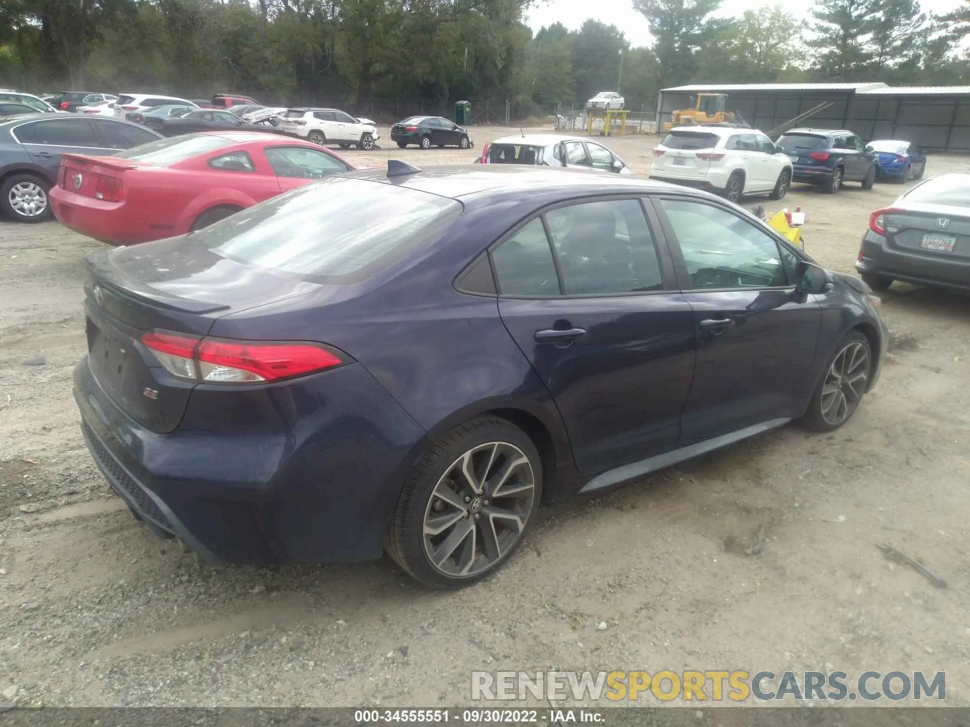 4 fotografías del automóvil dañado 5YFS4RCE2LP034153 TOYOTA COROLLA 2020