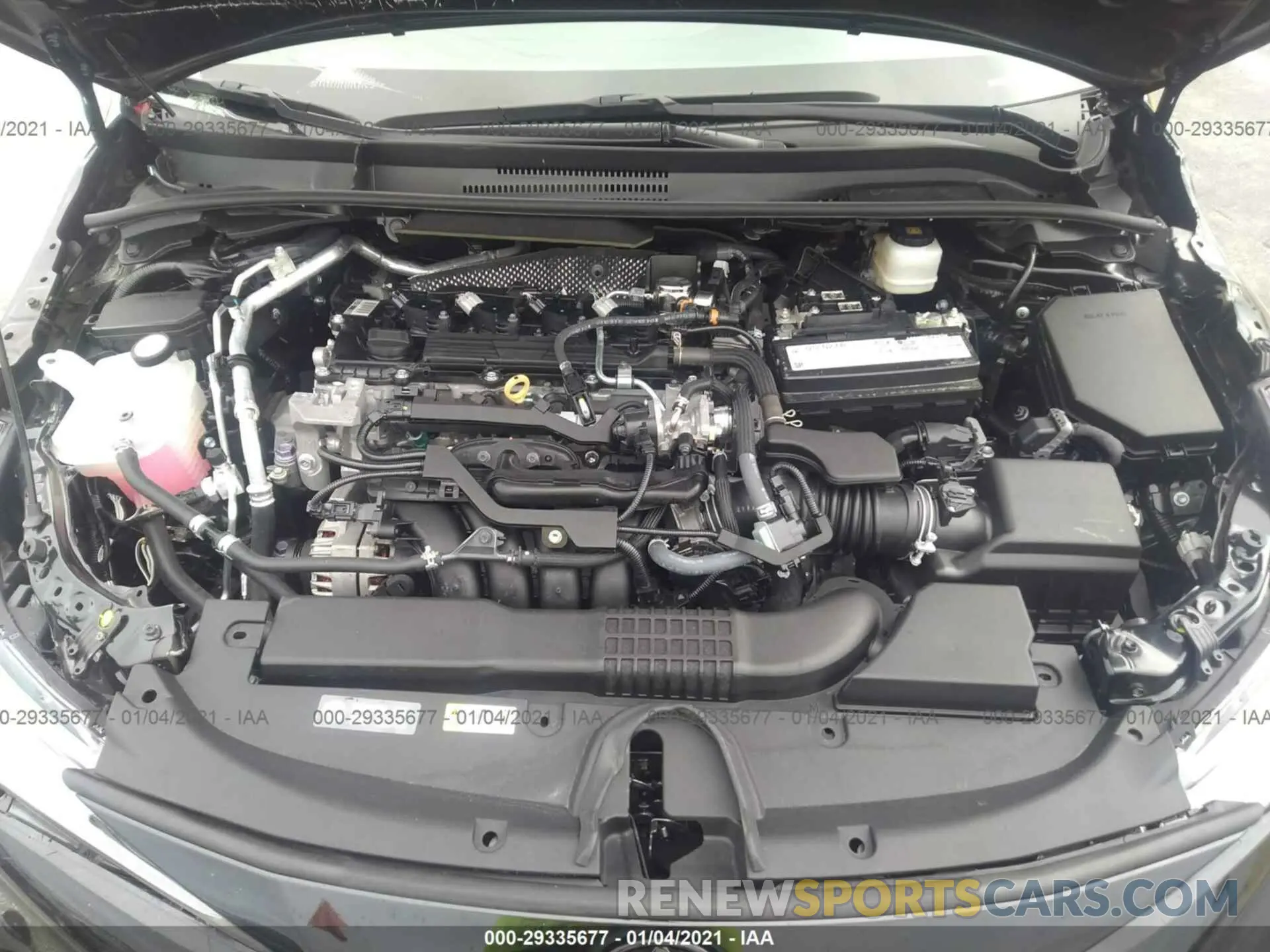 10 fotografías del automóvil dañado 5YFS4RCE2LP035738 TOYOTA COROLLA 2020
