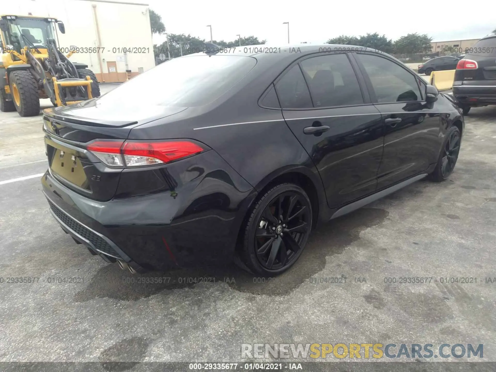 4 fotografías del automóvil dañado 5YFS4RCE2LP035738 TOYOTA COROLLA 2020