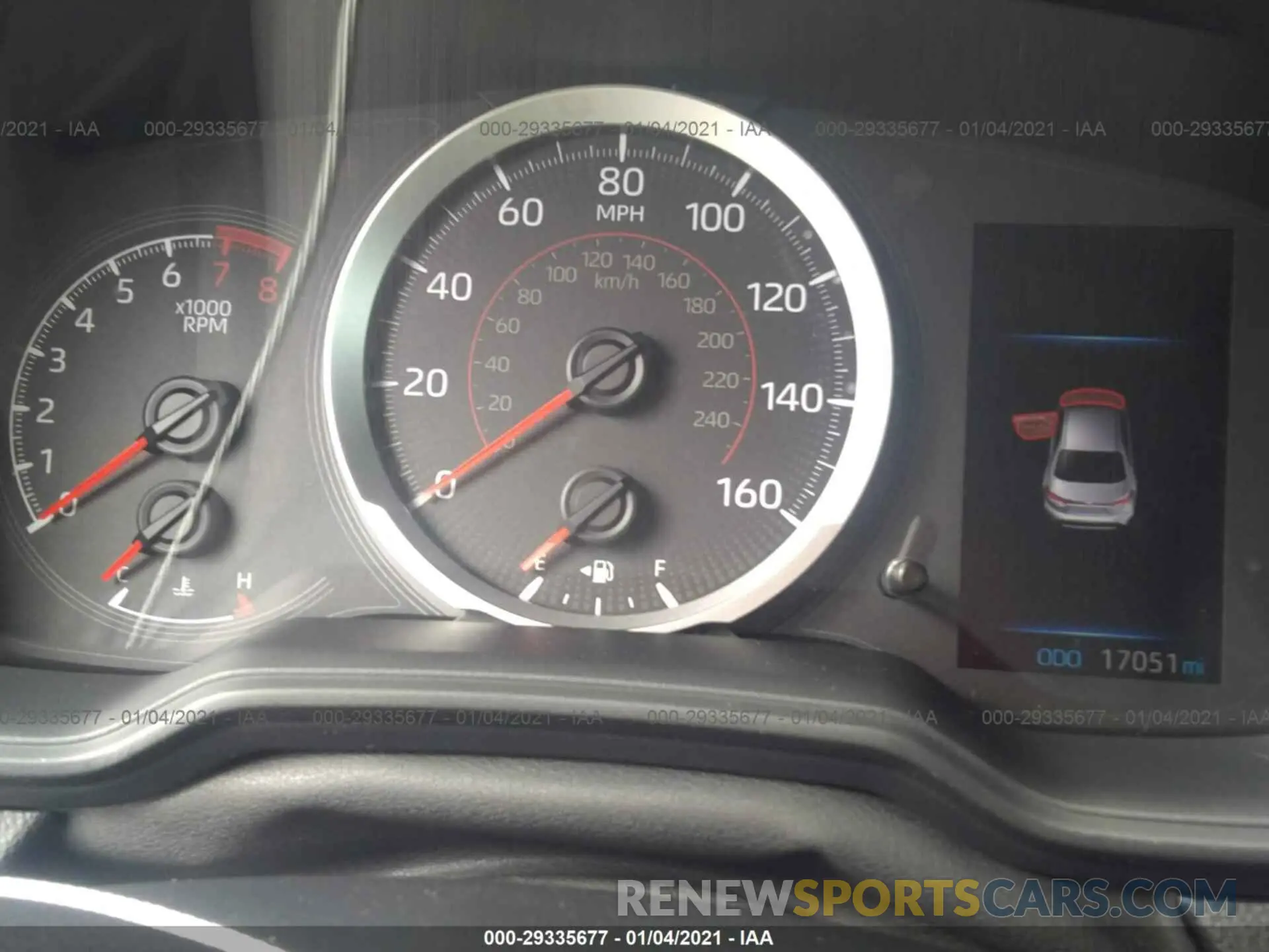 7 fotografías del automóvil dañado 5YFS4RCE2LP035738 TOYOTA COROLLA 2020