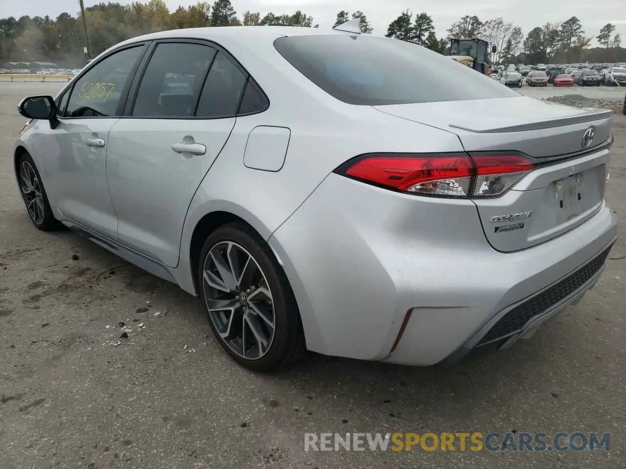 3 fotografías del automóvil dañado 5YFS4RCE2LP037005 TOYOTA COROLLA 2020