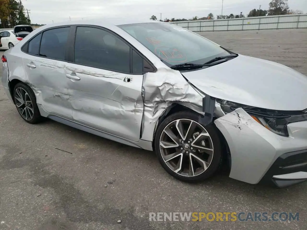 9 fotografías del automóvil dañado 5YFS4RCE2LP037005 TOYOTA COROLLA 2020